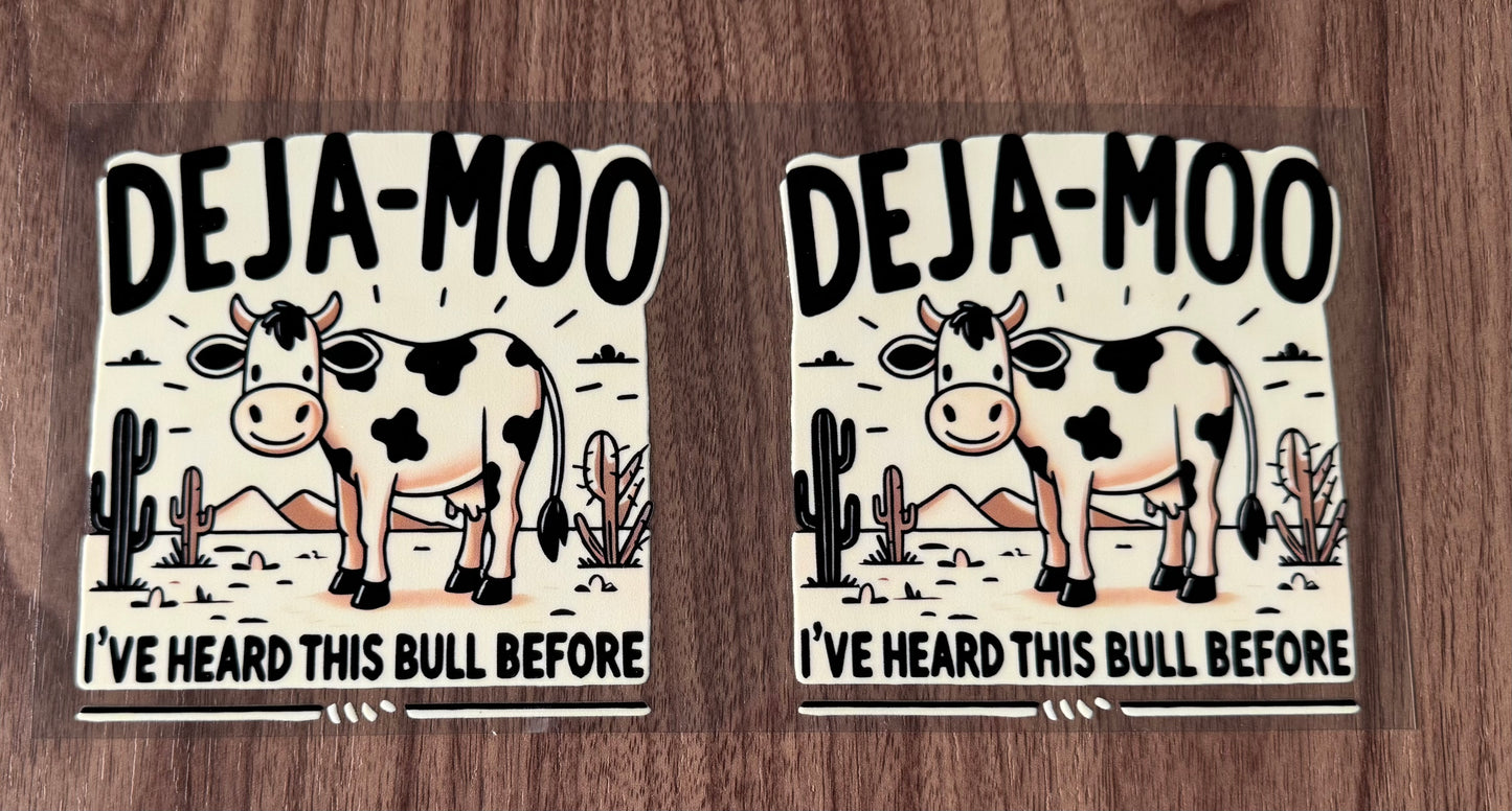 Deja-Moo Decal Sheet