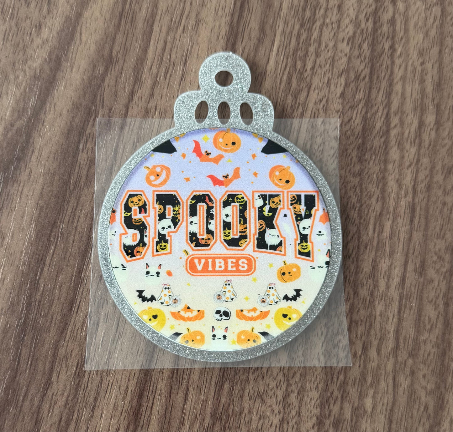 Spooky Vibes Circle Decal