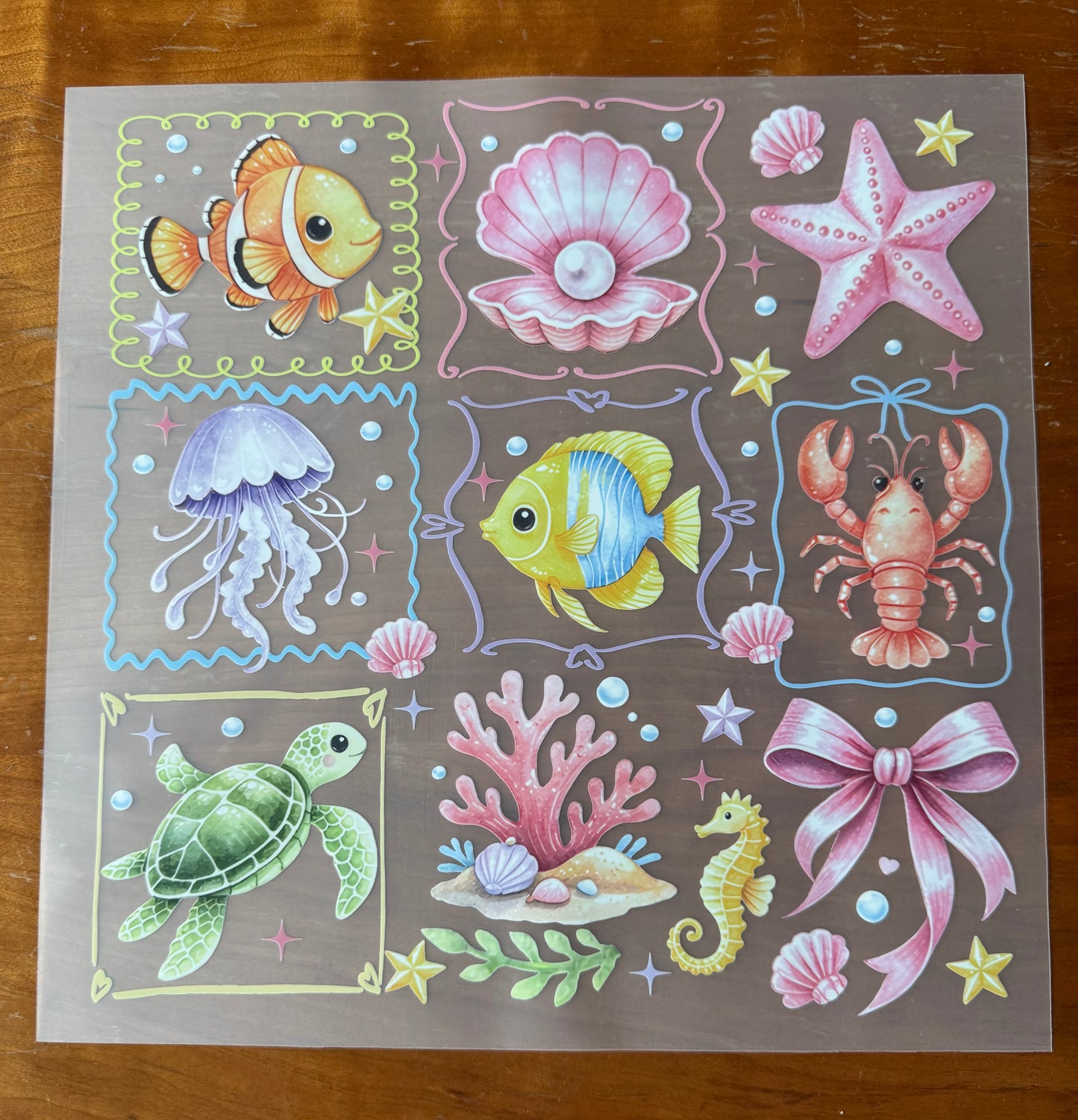 Cute Ocean Animals Transfer