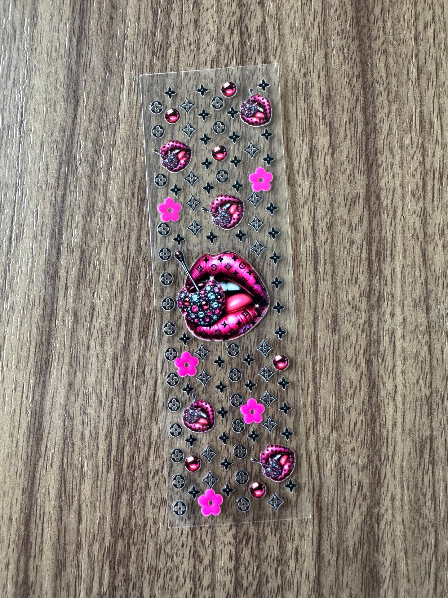 Pink Fancy Cherry Lips Pen Wrap
