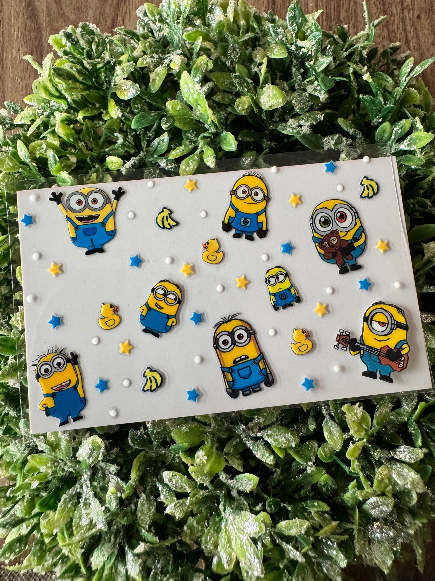 Banana Monster Stars Card Wrap