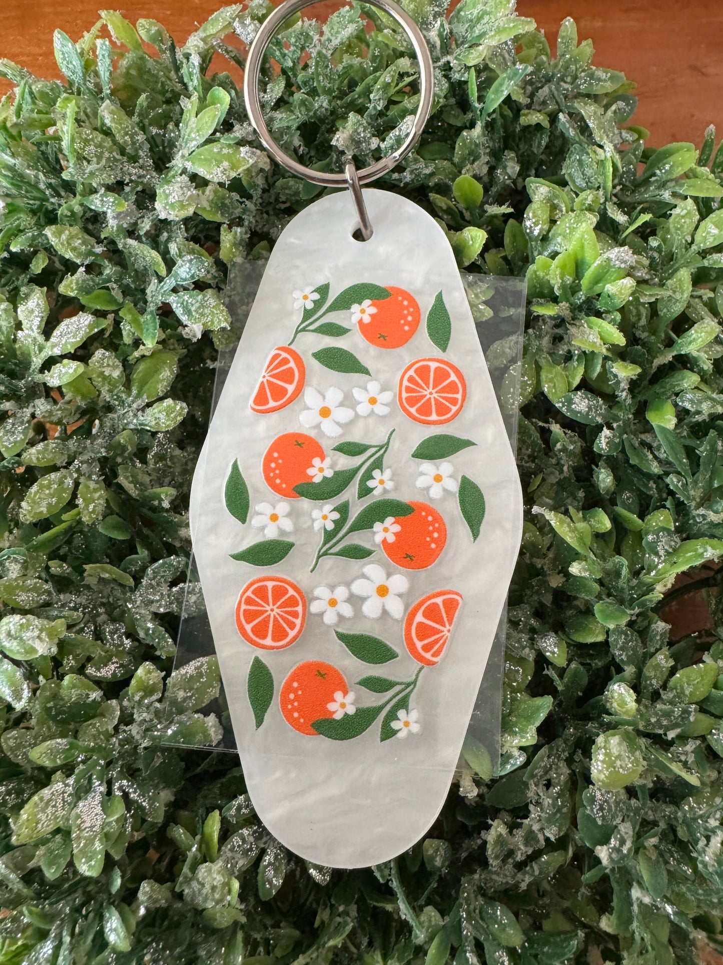 Oranges Keychain Decal