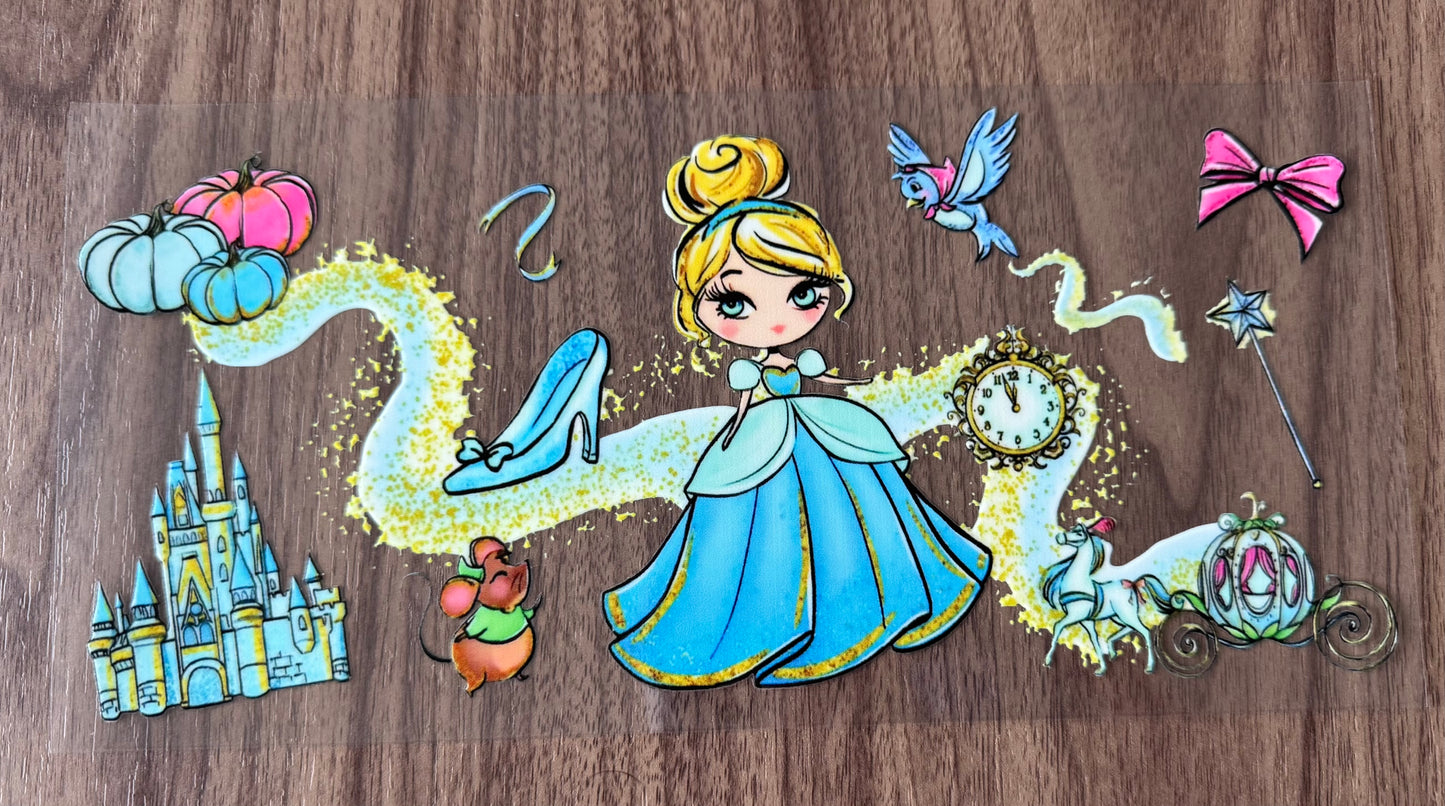 Pretty Glass Slipper Princess Cup Wrap