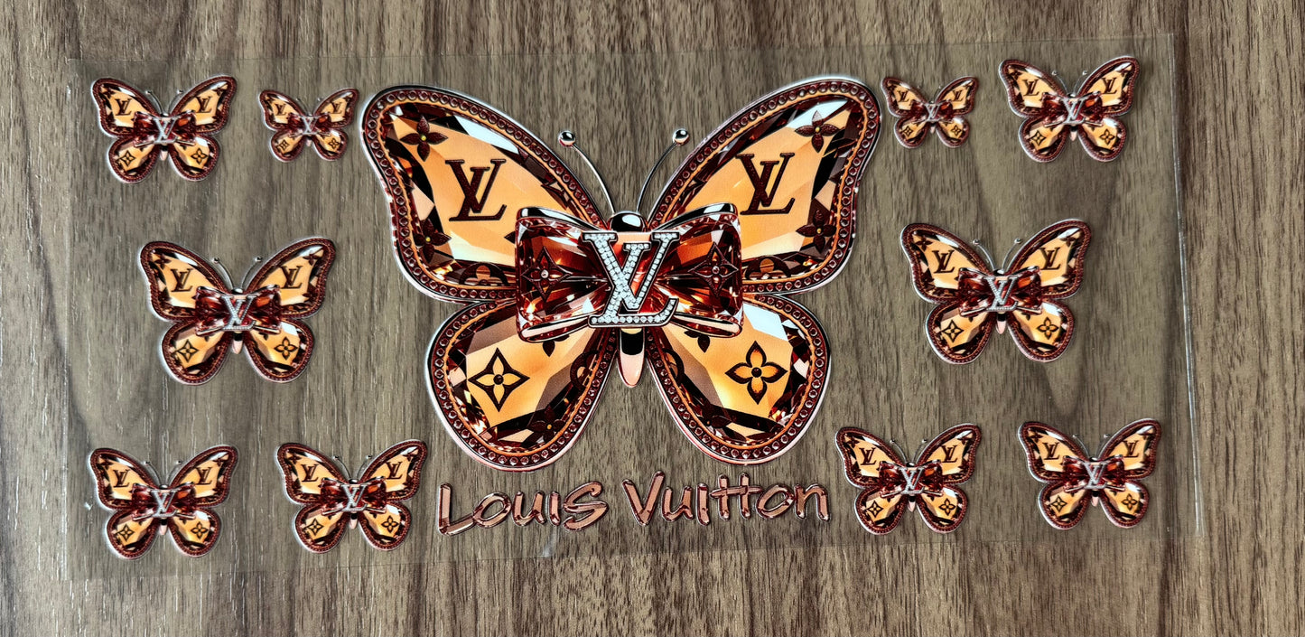 Bronze Loo Boujee Butterfly Cup Wrap