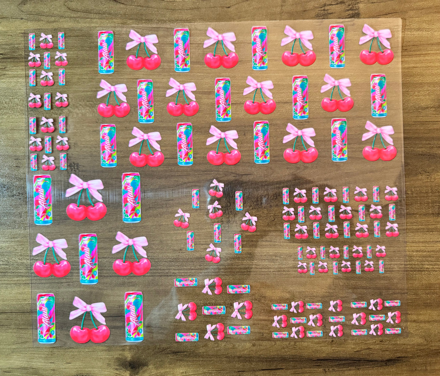 Cherry Energy Drink Wrap Set