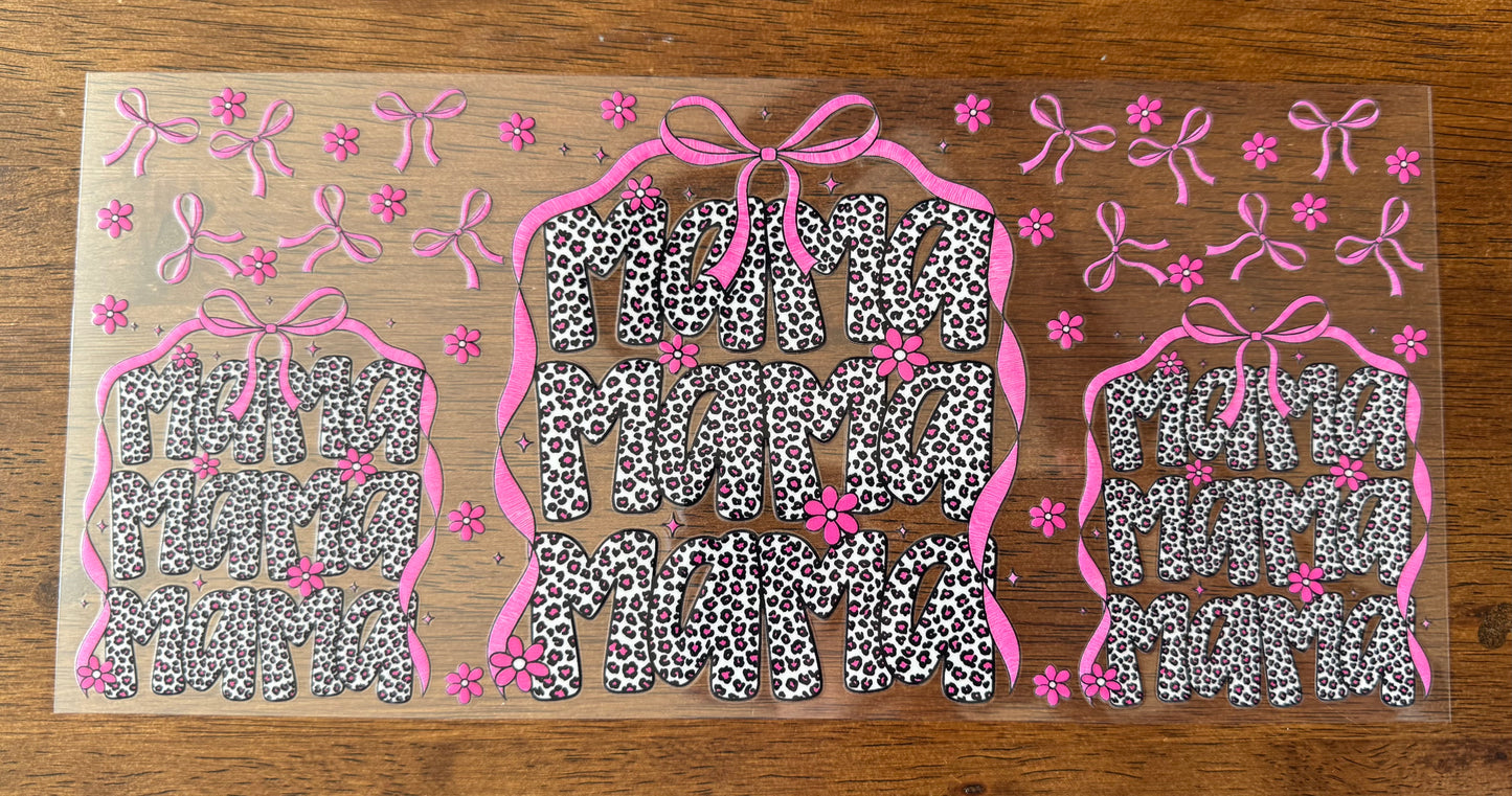 Leopard Mama Cup Wrap