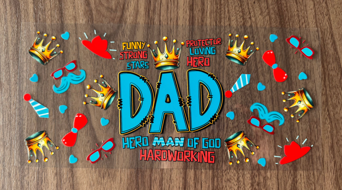 Blue Dad Cup Wrap