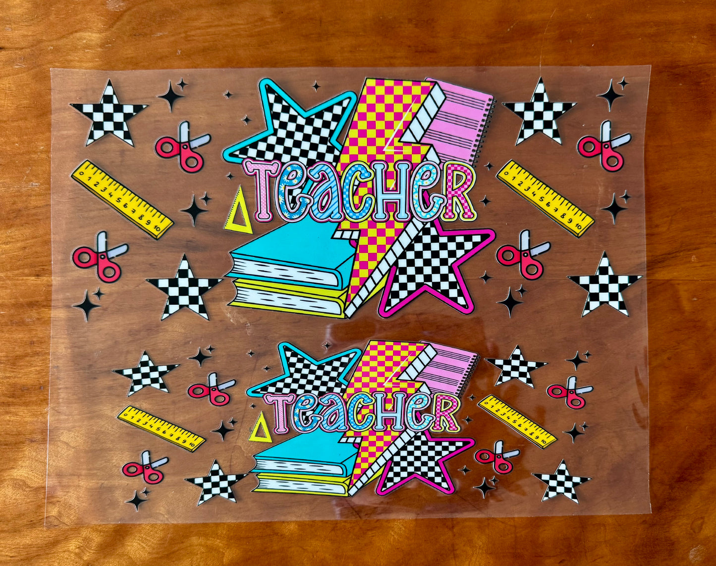 Teacher Stars Cup Wrap