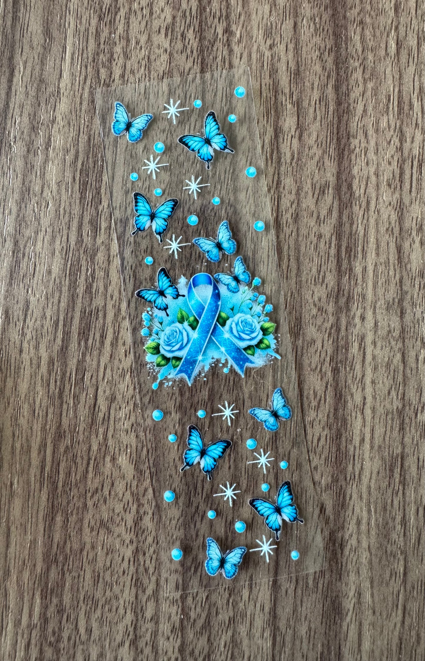 Blue Awareness Ribbon Pen Wrap
