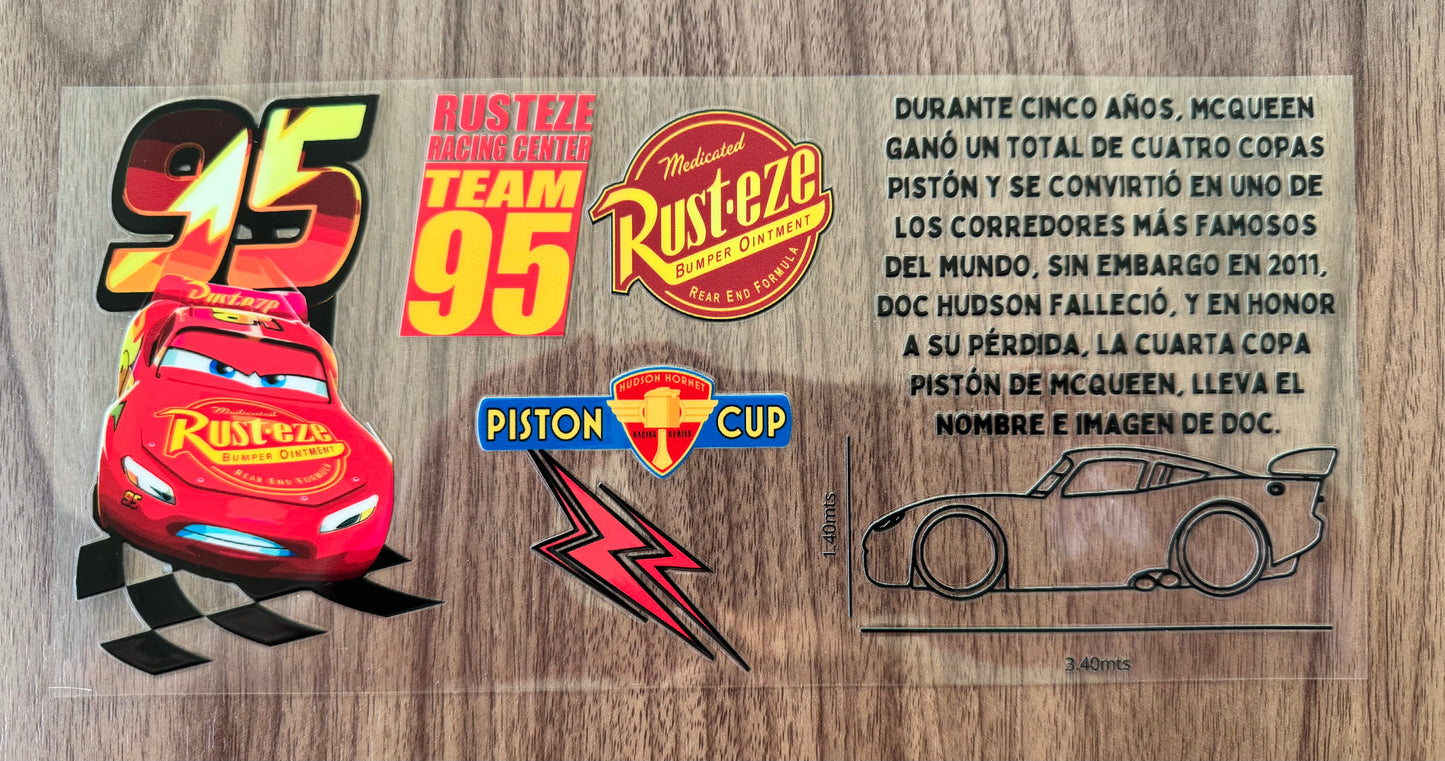 Racing Red Vehicle Cup Wrap