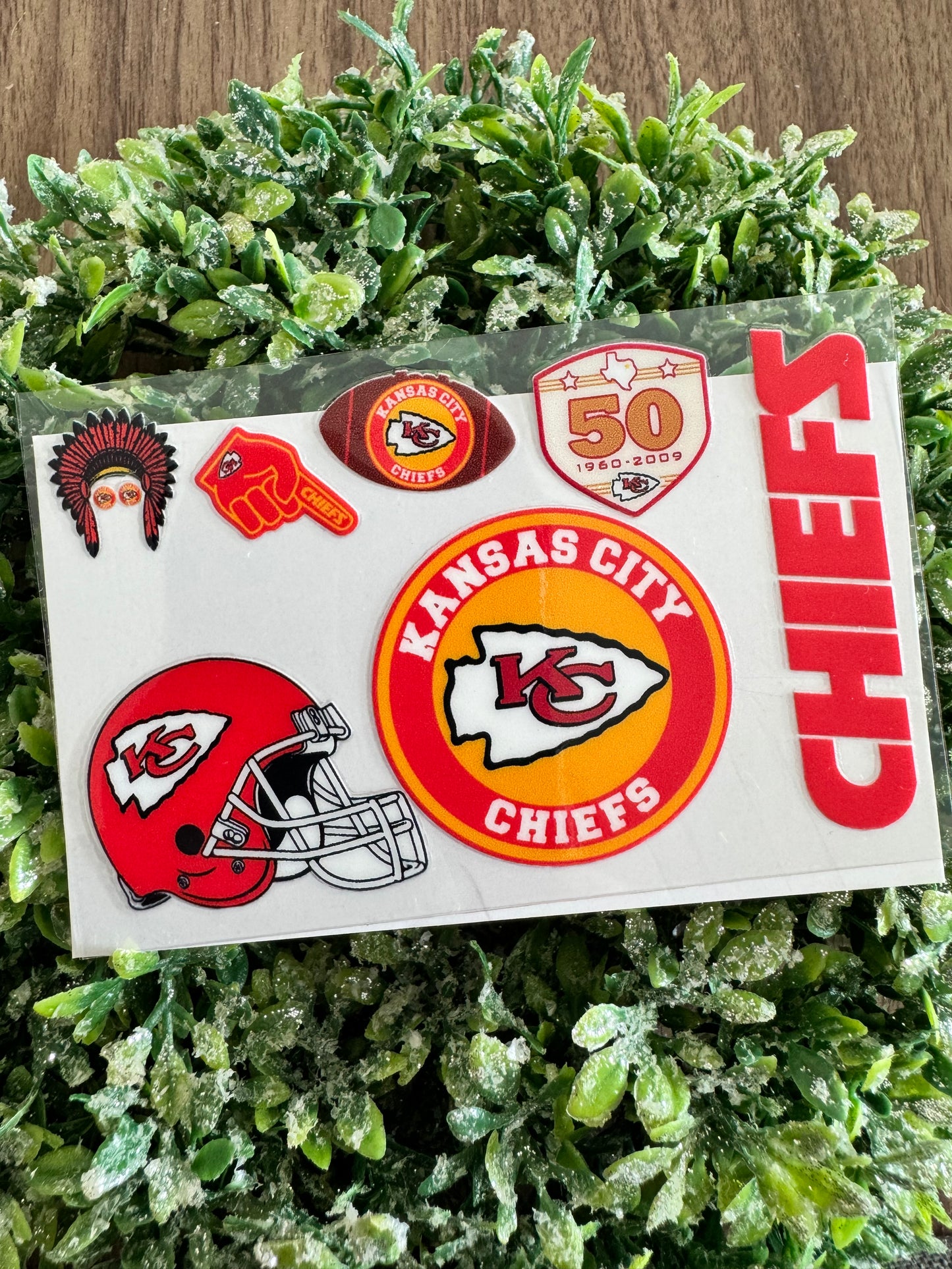 Kansas Football Card Wrap