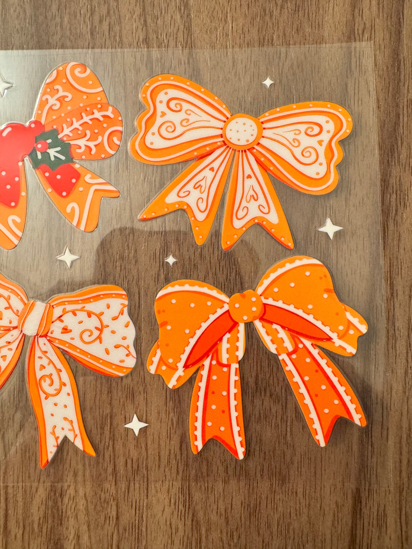 Gingerbread Bows Cup Wrap