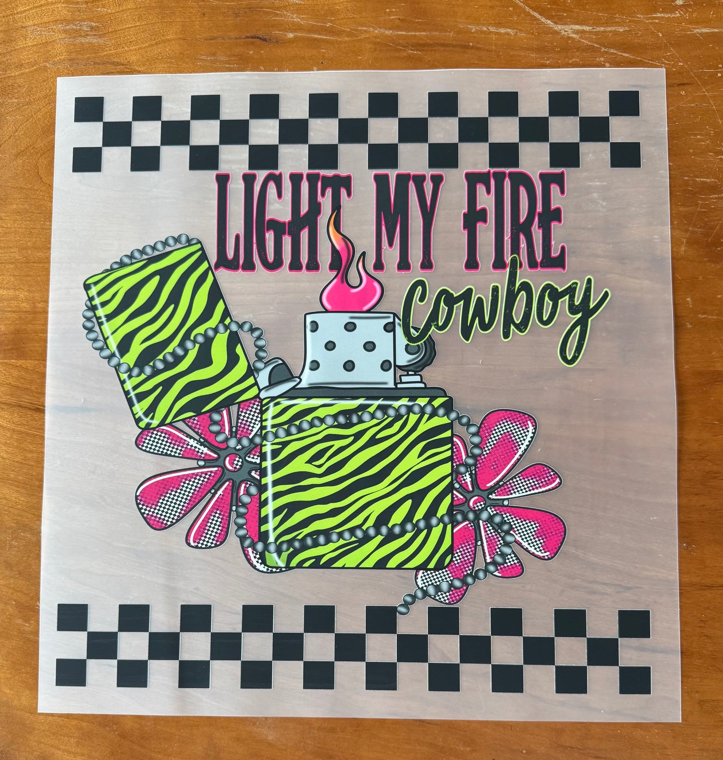 Light My Fire Cowboy Transfer