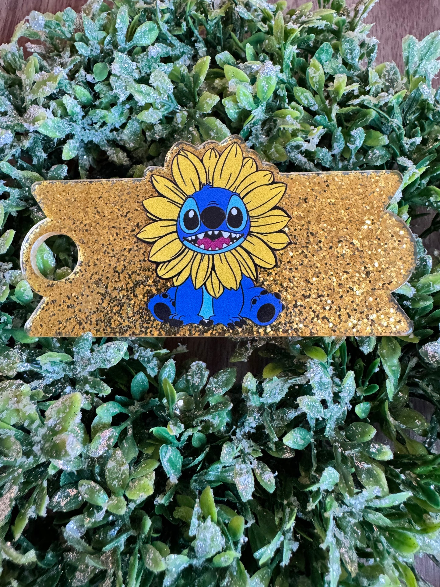 Sunflower Alien Tumbler Topper