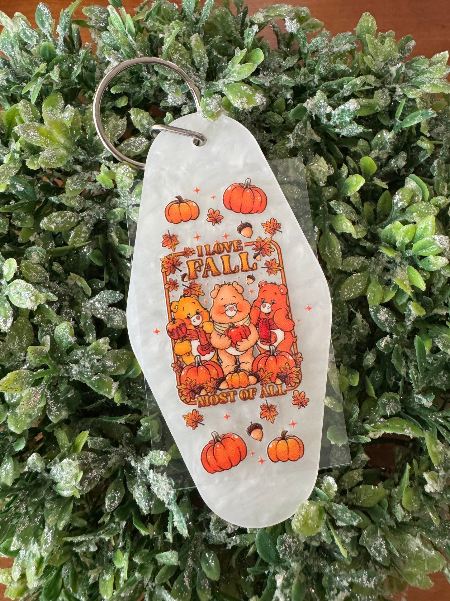 Fall Bears Keychain Decal