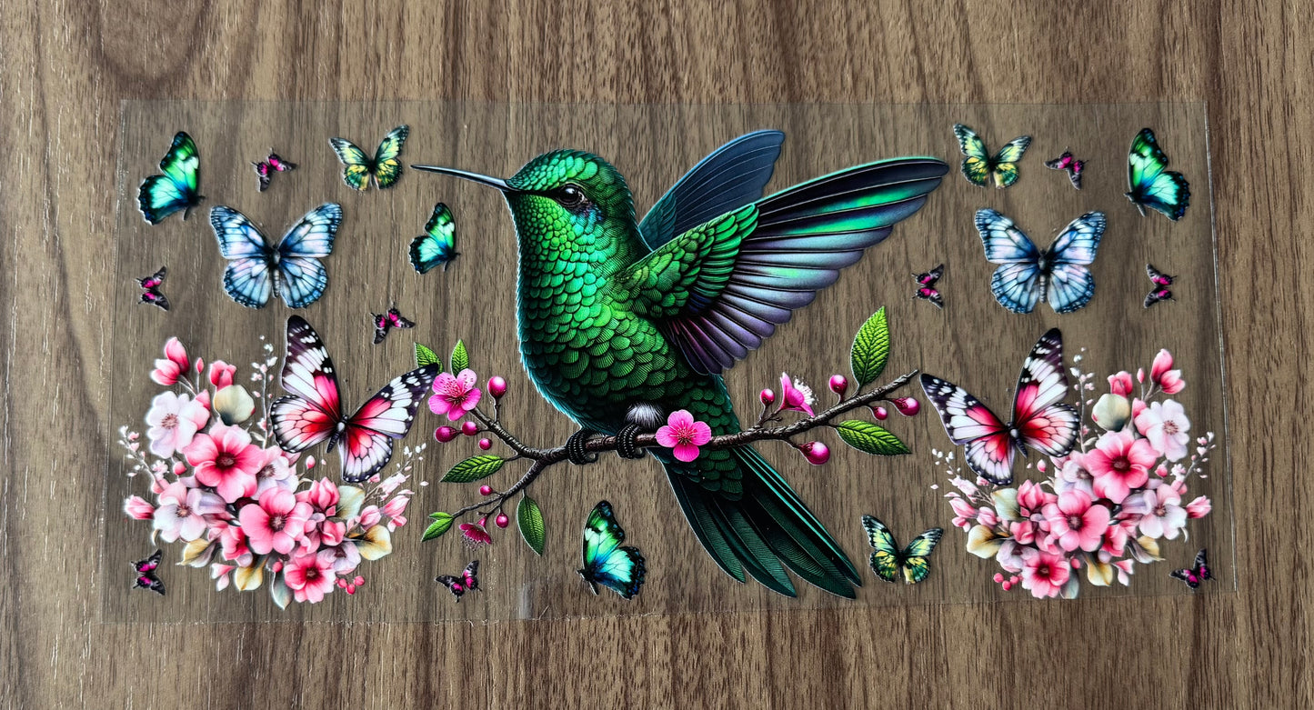 Green Hummingbird Cup Wrap