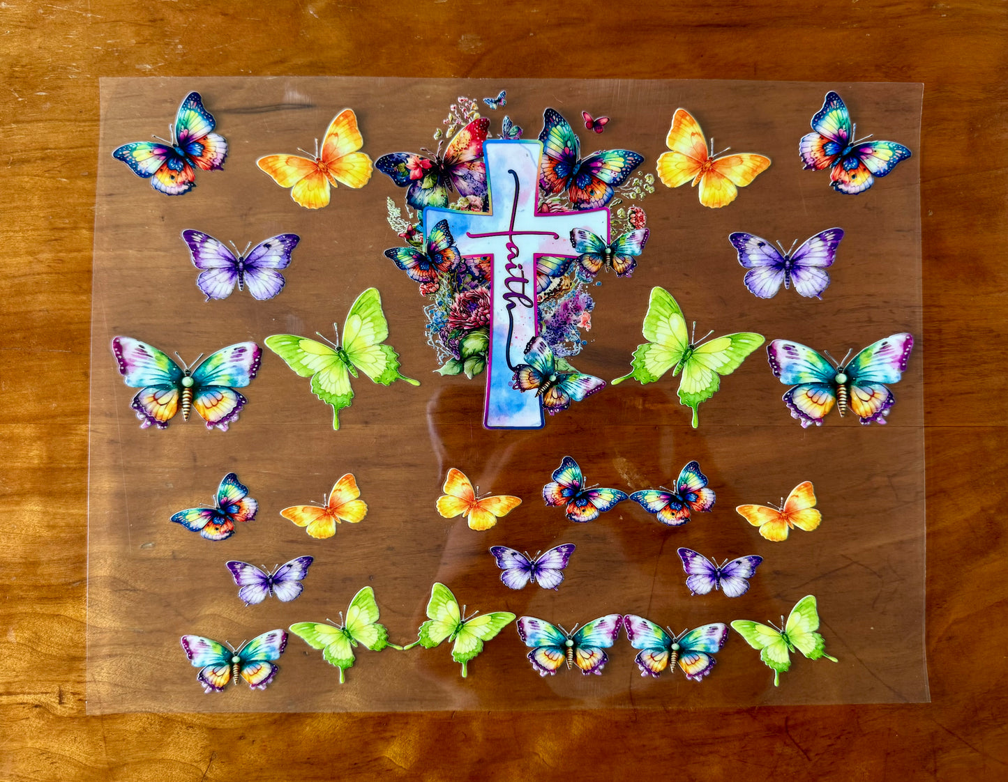 Jesus Butterflies Cup Wrap