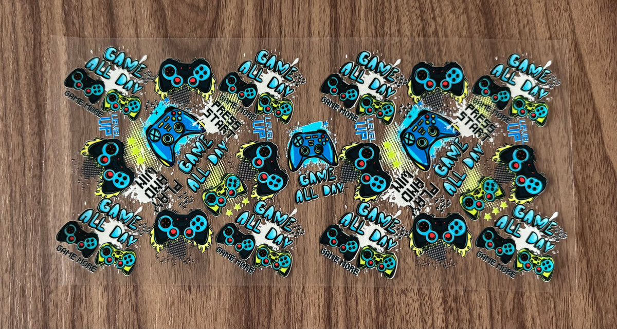 Blue Gaming Cup Wrap