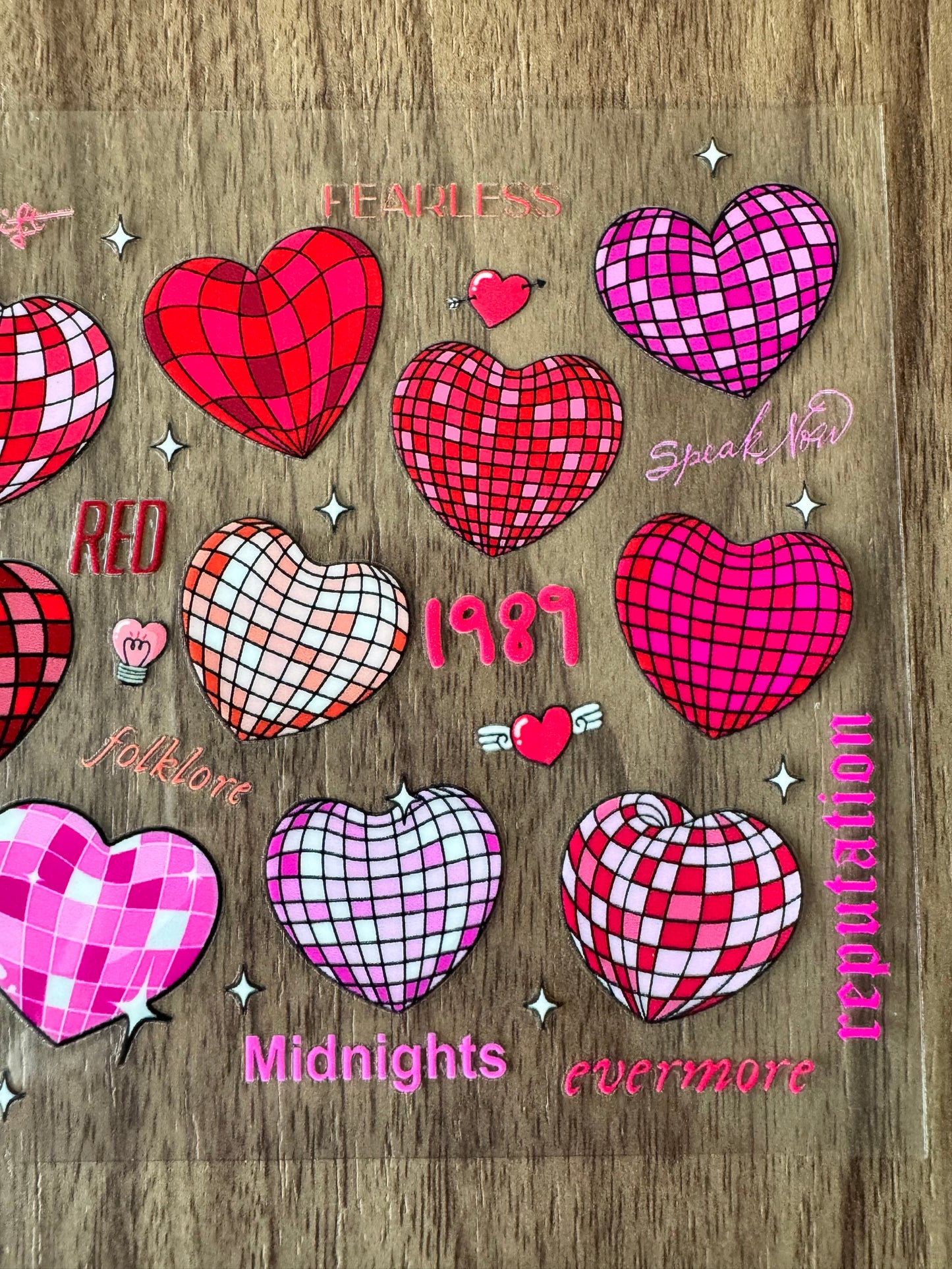 T.S. Disco Hearts Cup Wrap