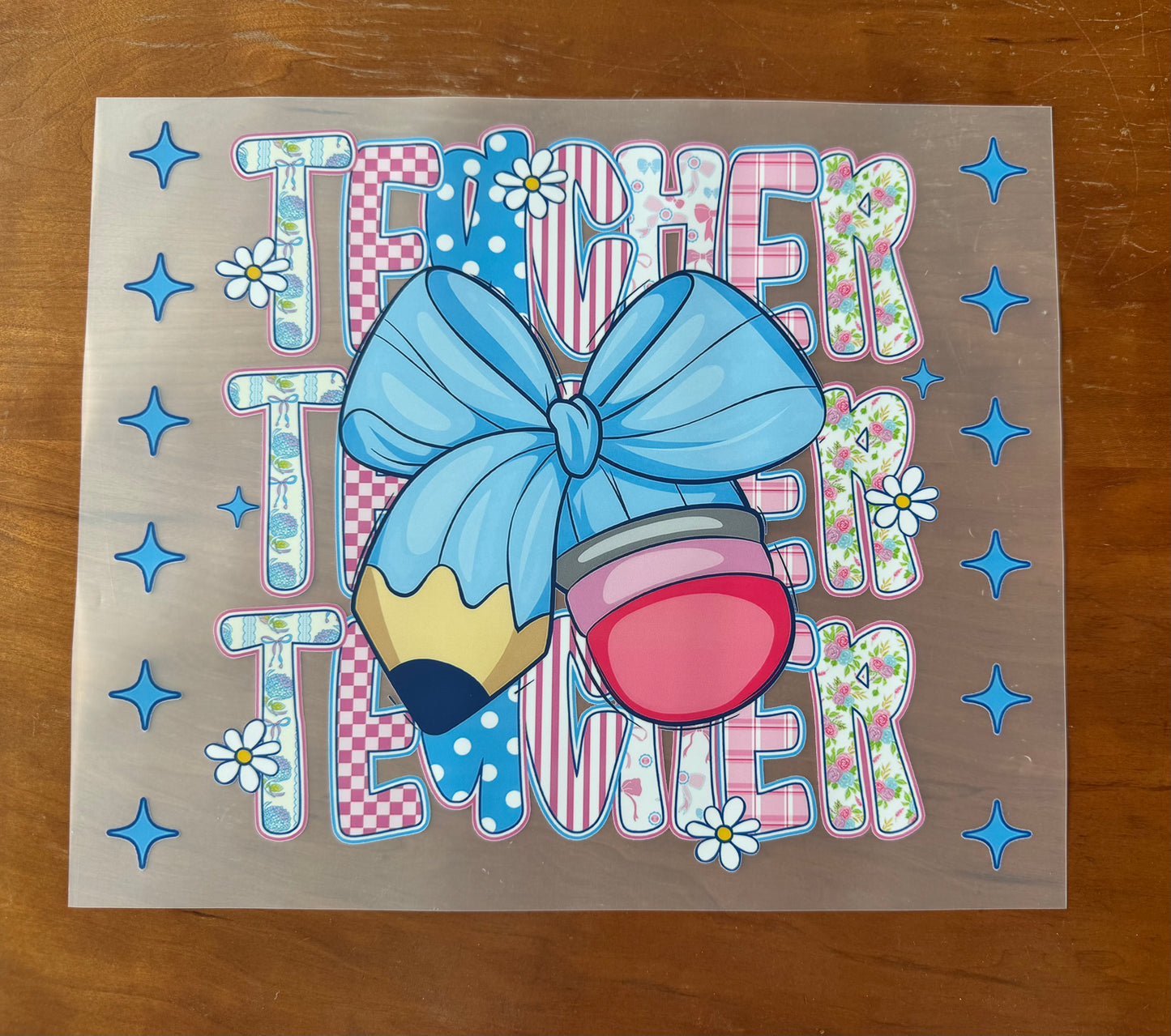 Blue Teacher Transfer