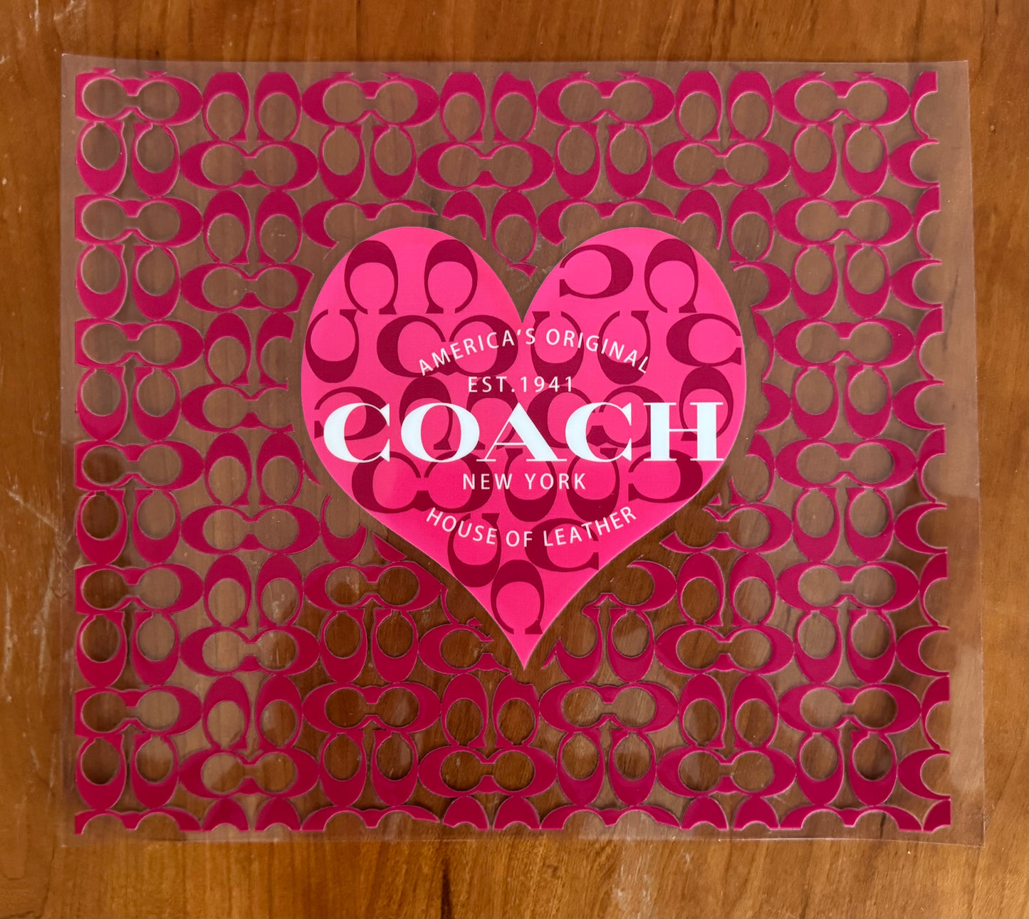C Boujee Heart Cup Wrap