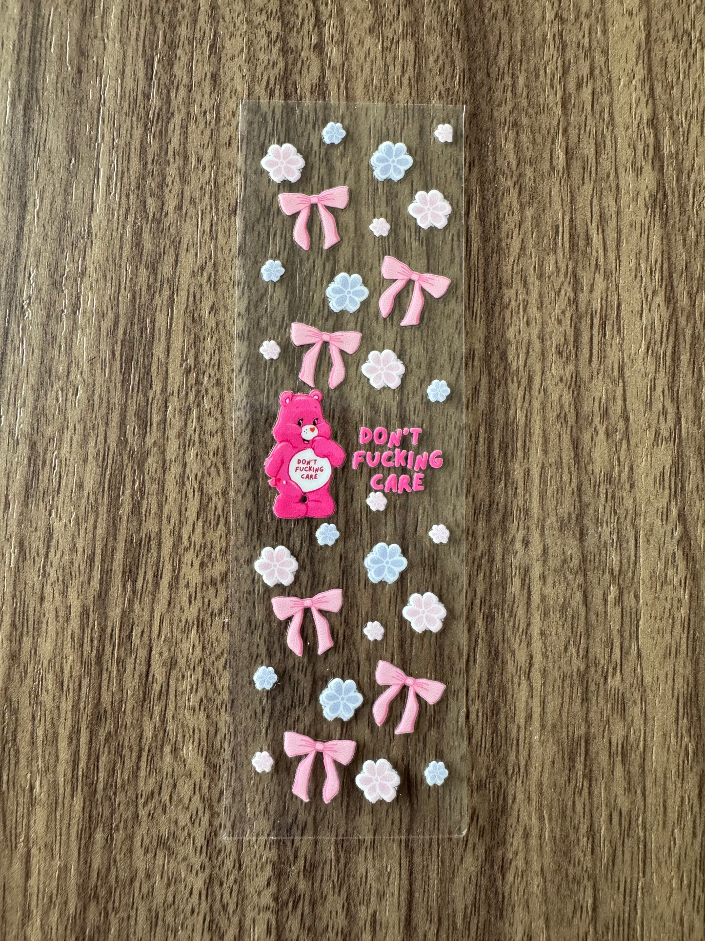 Hot Pink Swear Bear Pen Wrap