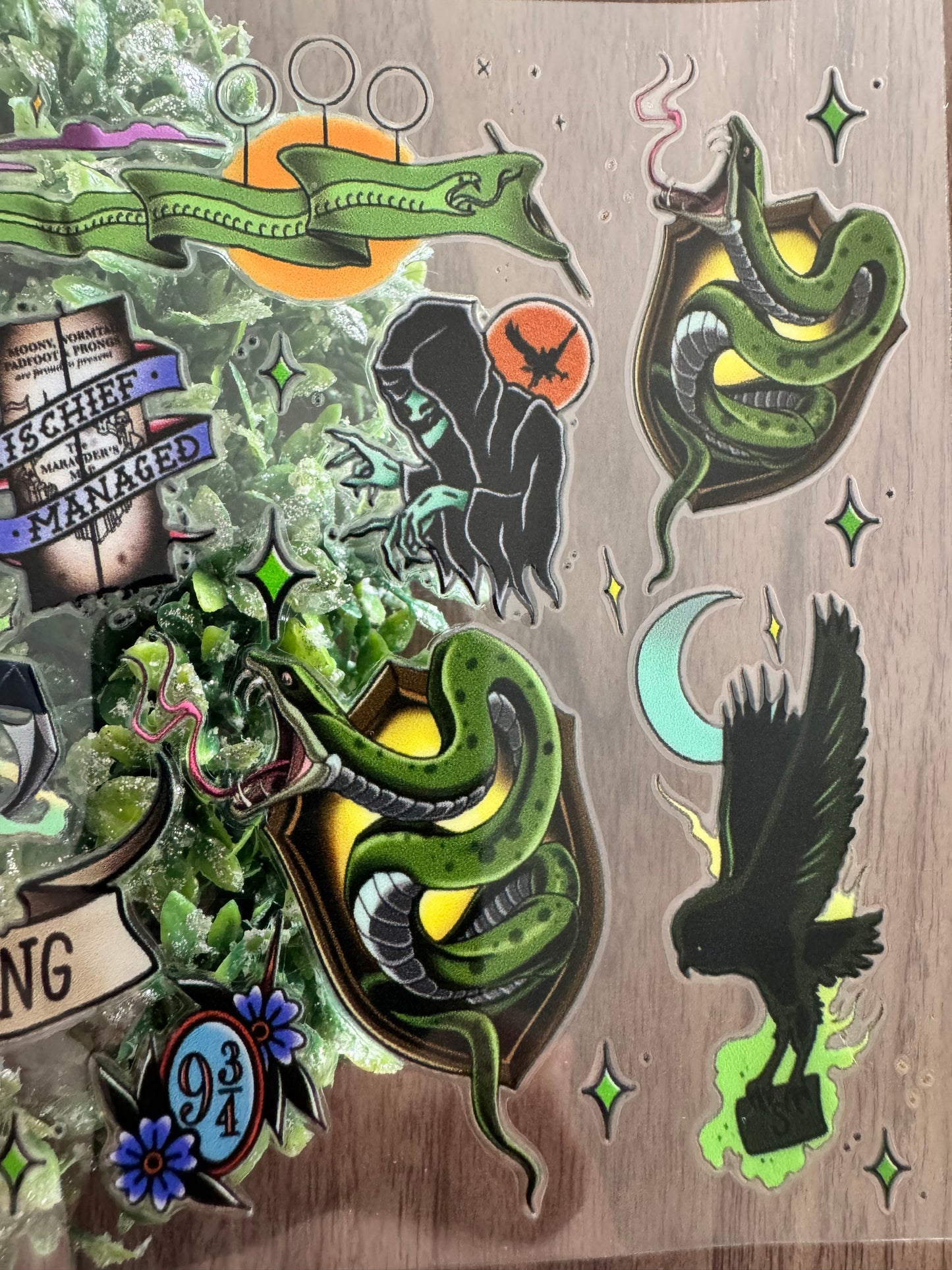 Green Determination Wizard Cup Wrap