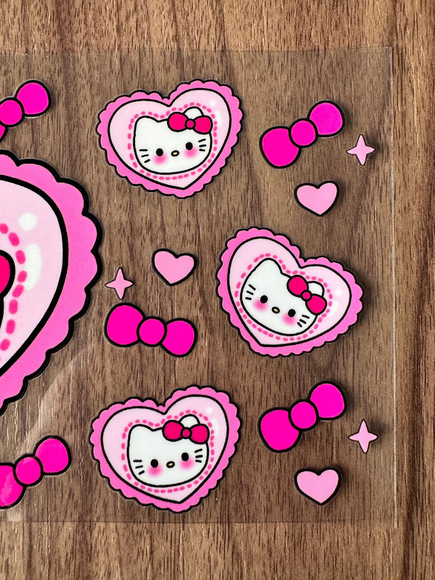 Pink Kitty Hearts Cup Wrap