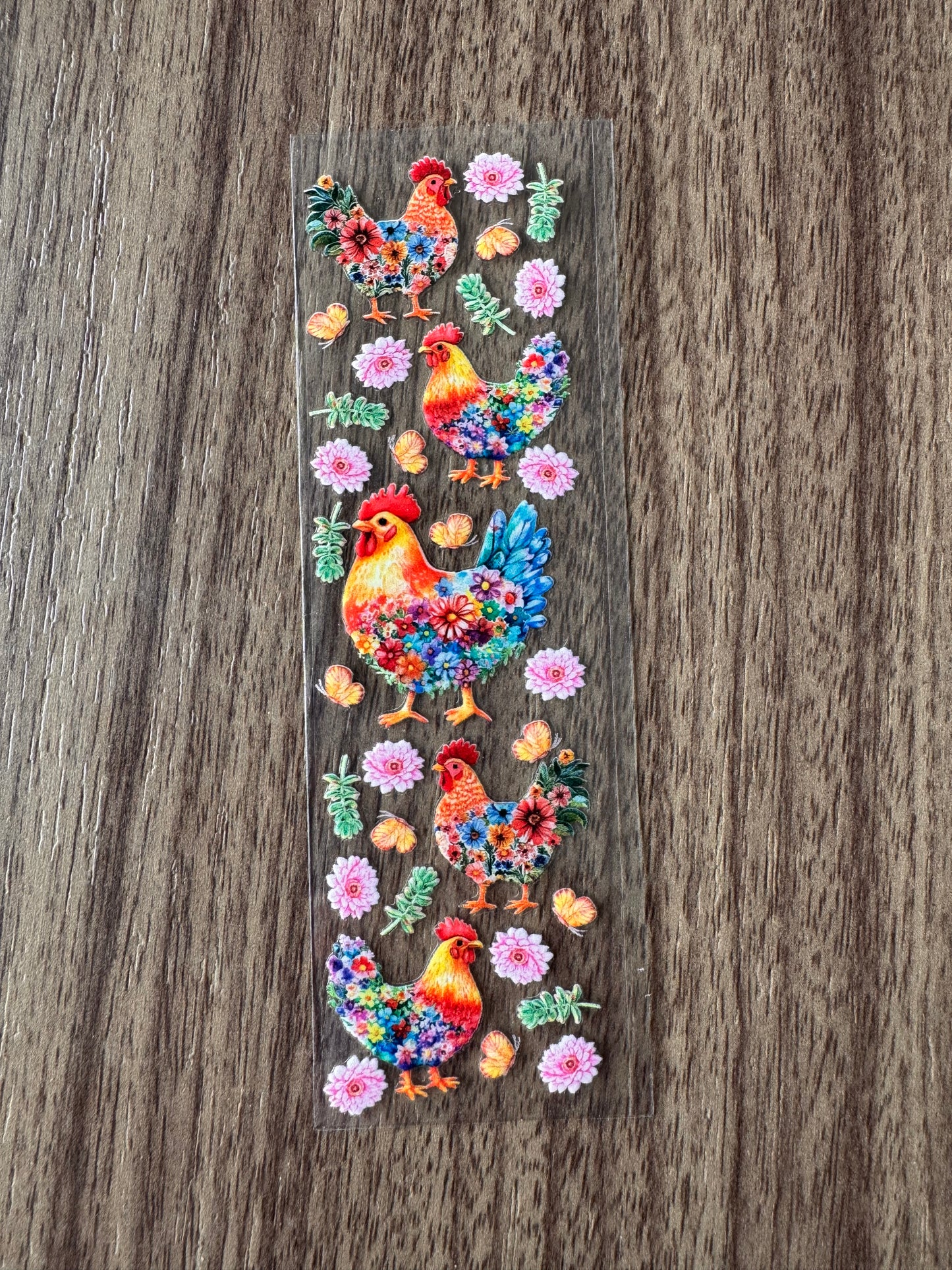 Flowery Chicken Pen Wrap