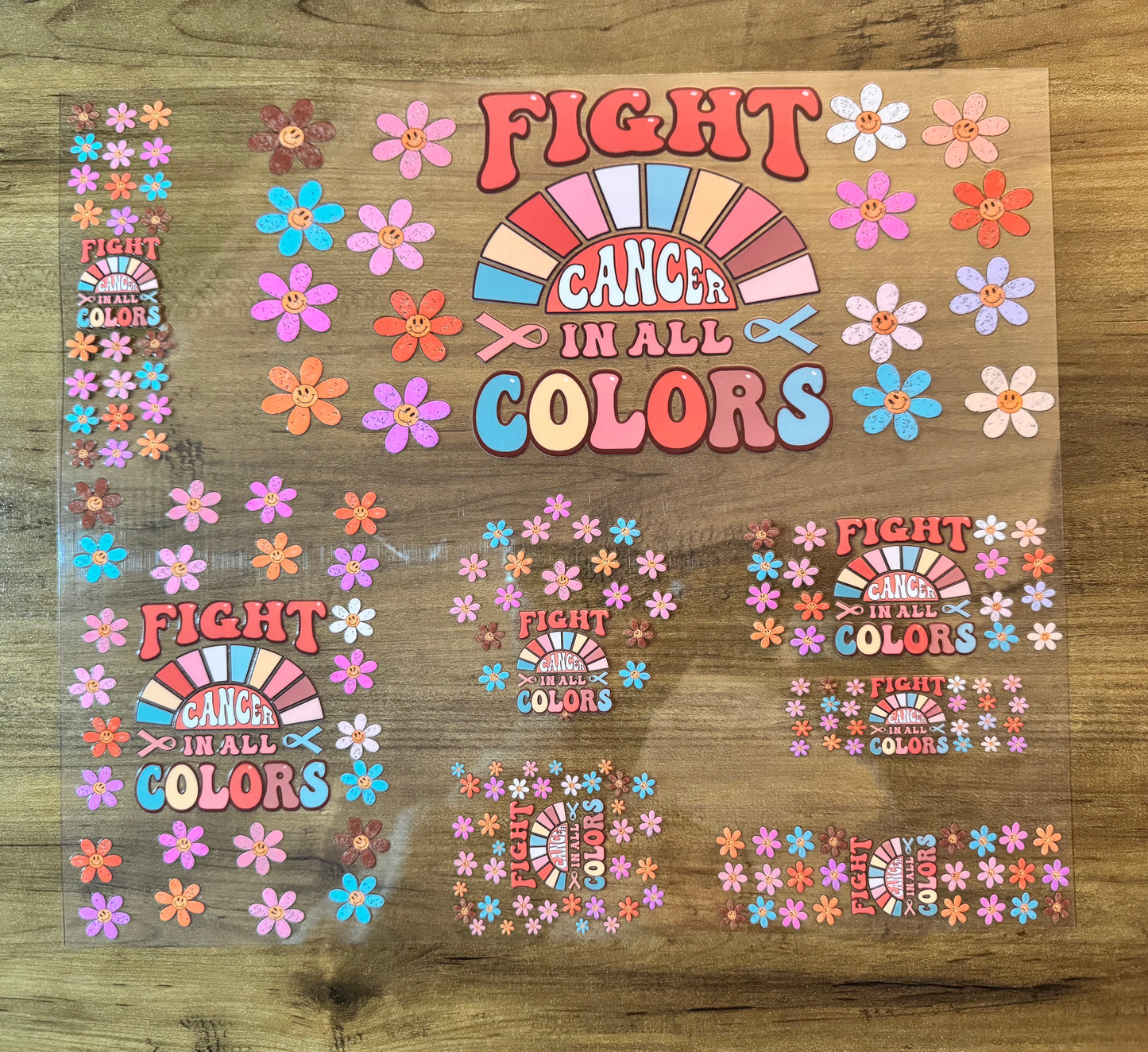 Fight Cancer In All Colors Wrap Set