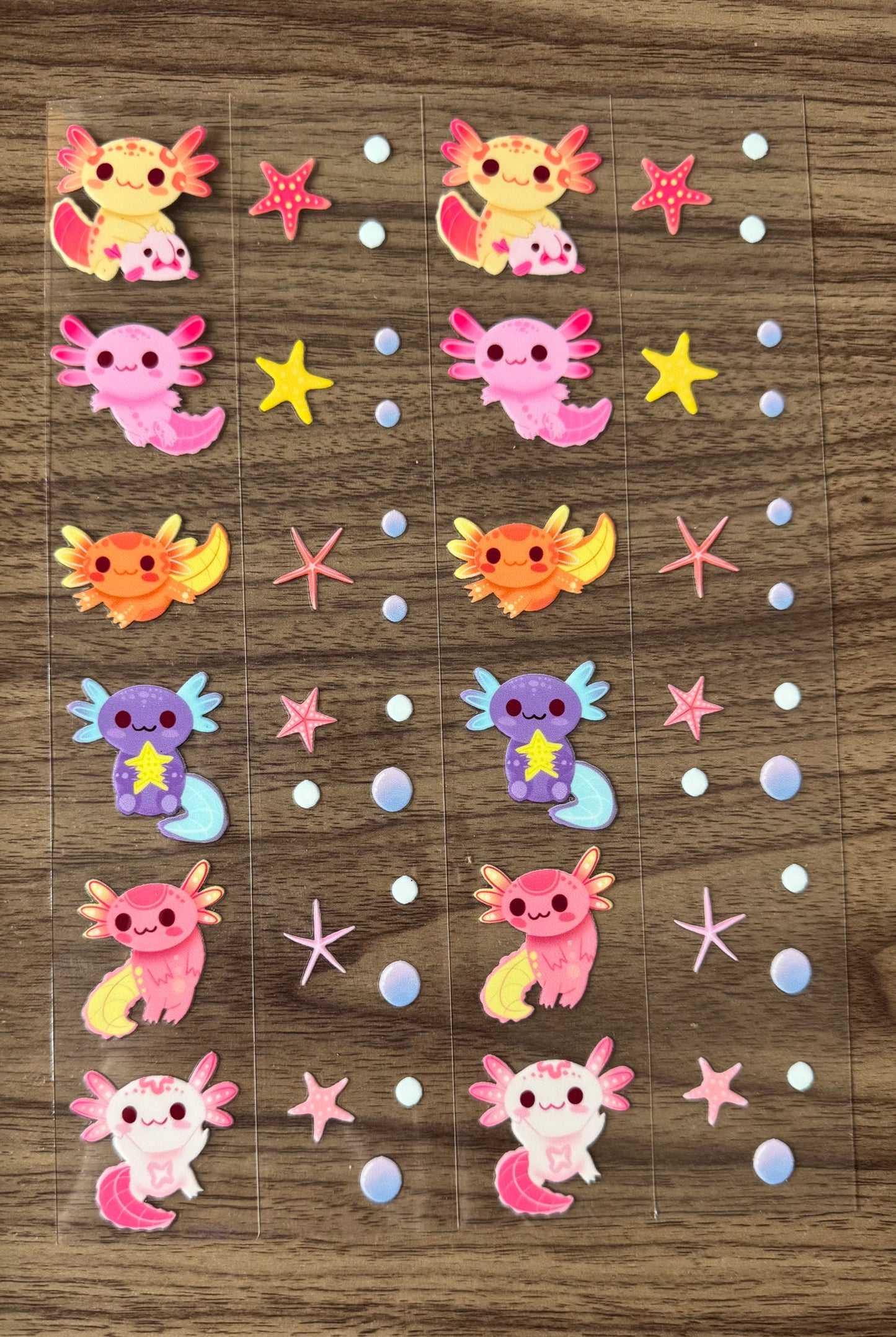 Cute Axolotl Sheet