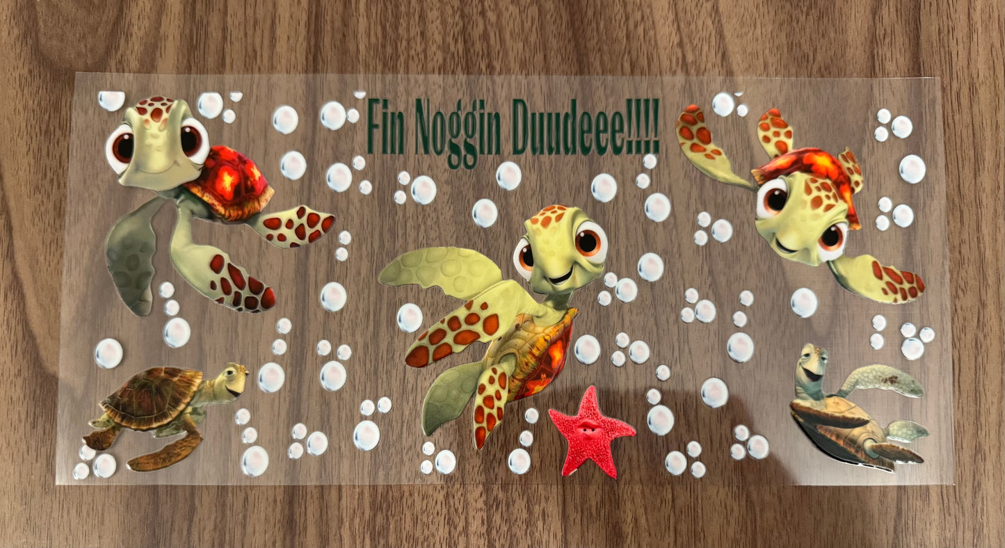 Young Finding Turtle Cup Wrap