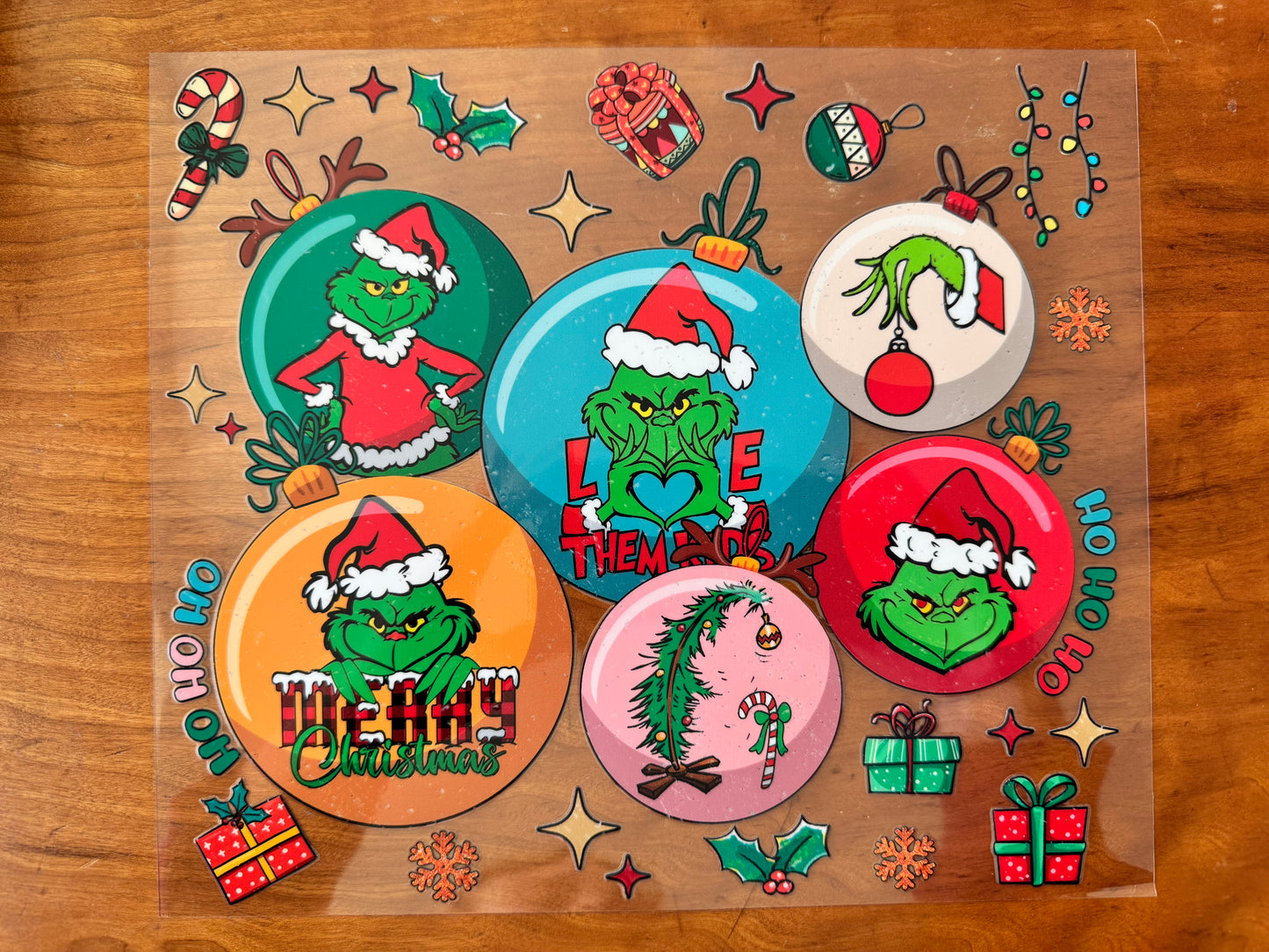 Green Guy Ornament Cup Wrap