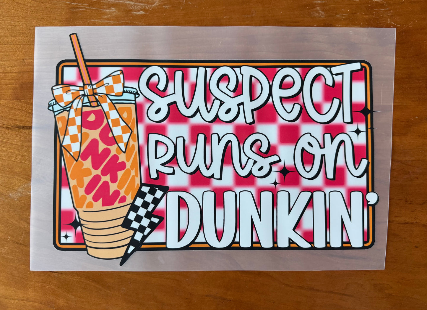 Suspect Donut Coffee Transfer