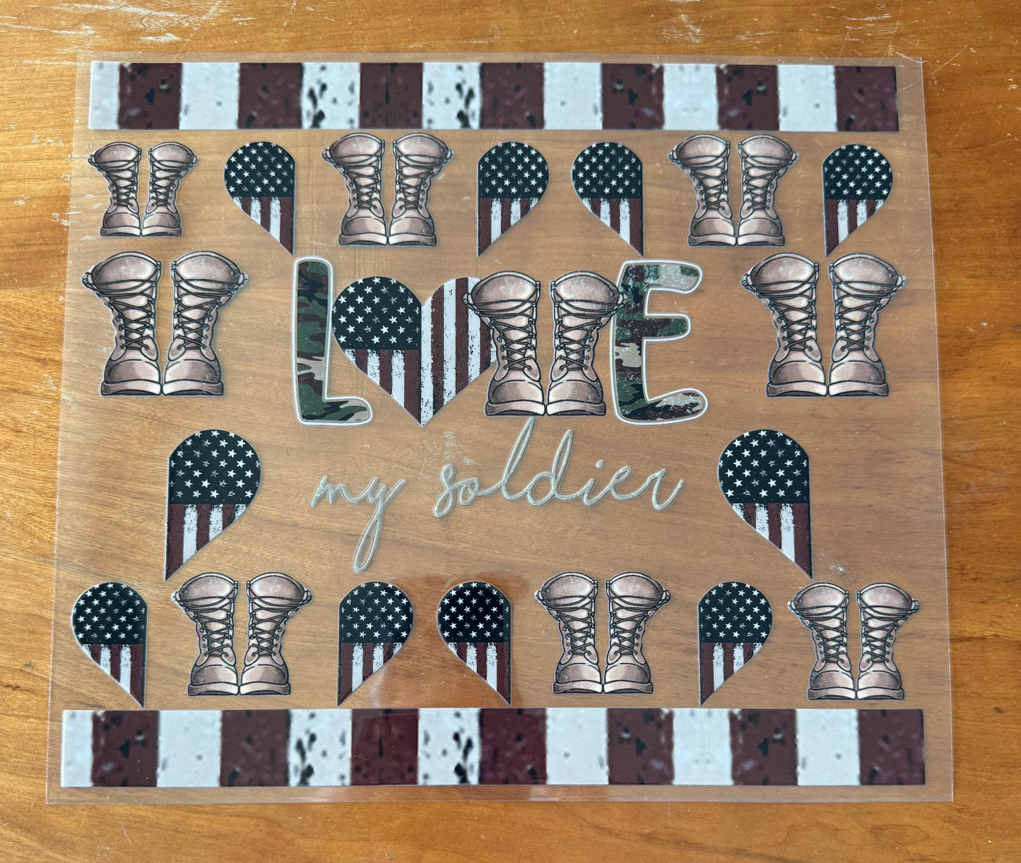 Love My Solider Cup Wrap