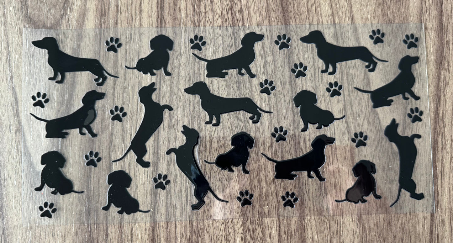 Dachshund Dog Cup Wrap