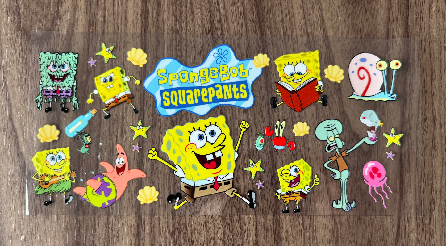 Happy Sponge & Friends Cup Wrap