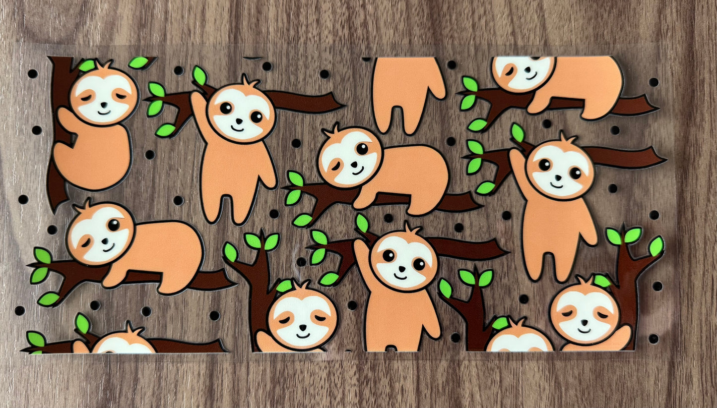 Hanging Sloths Cup Wrapped