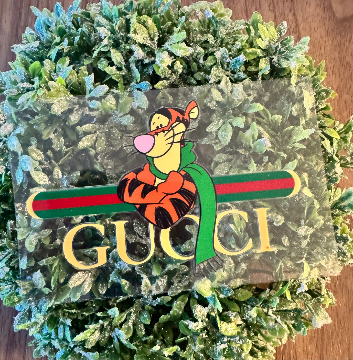 G Boujee Tiger Scarf Decal