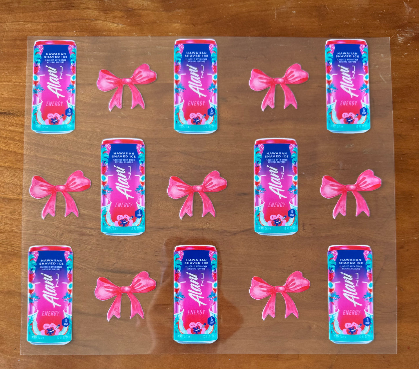 Colorful Energy Drink Cup Wrap