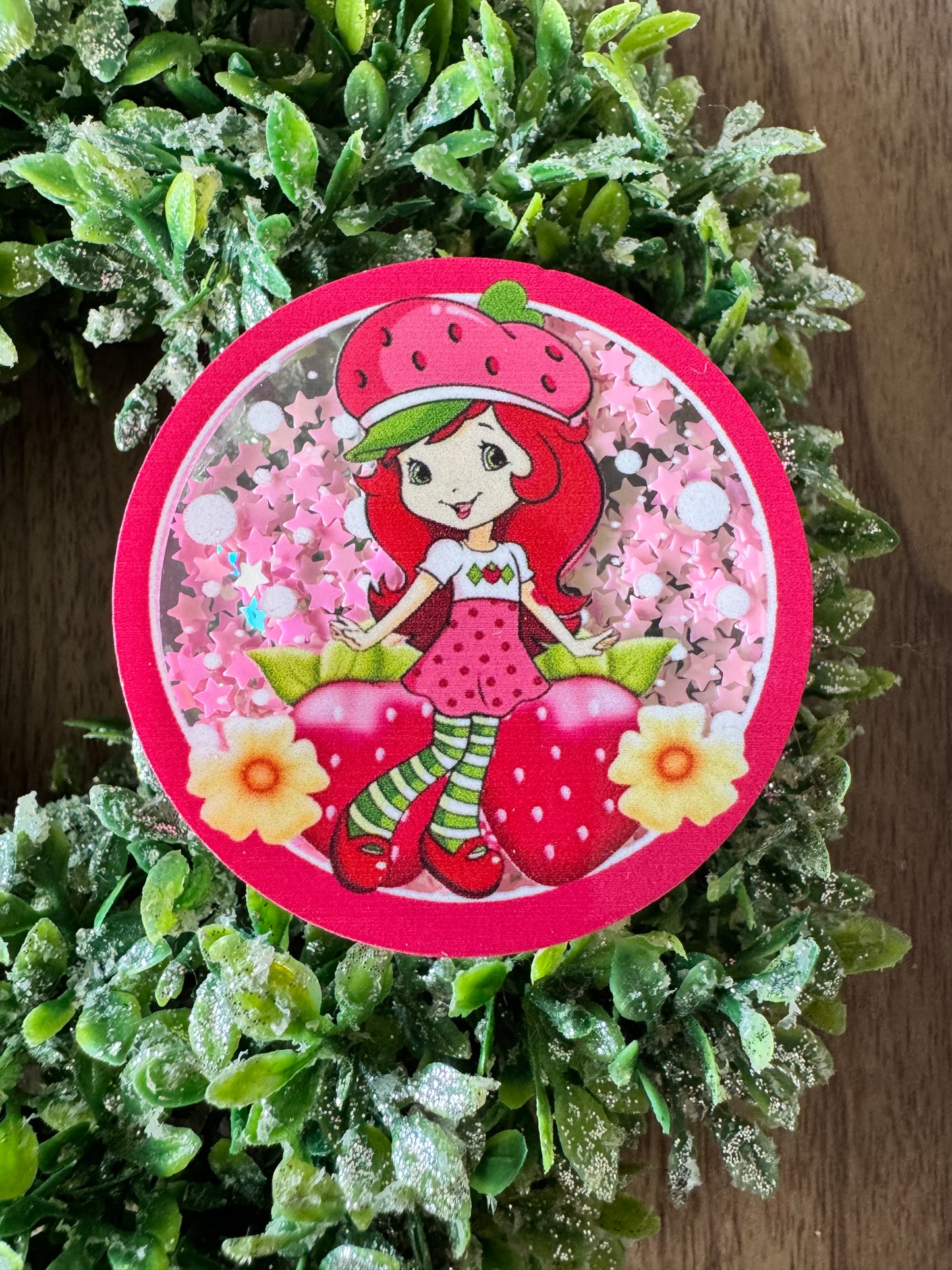 Strawberry Girl Acrylic Shaker