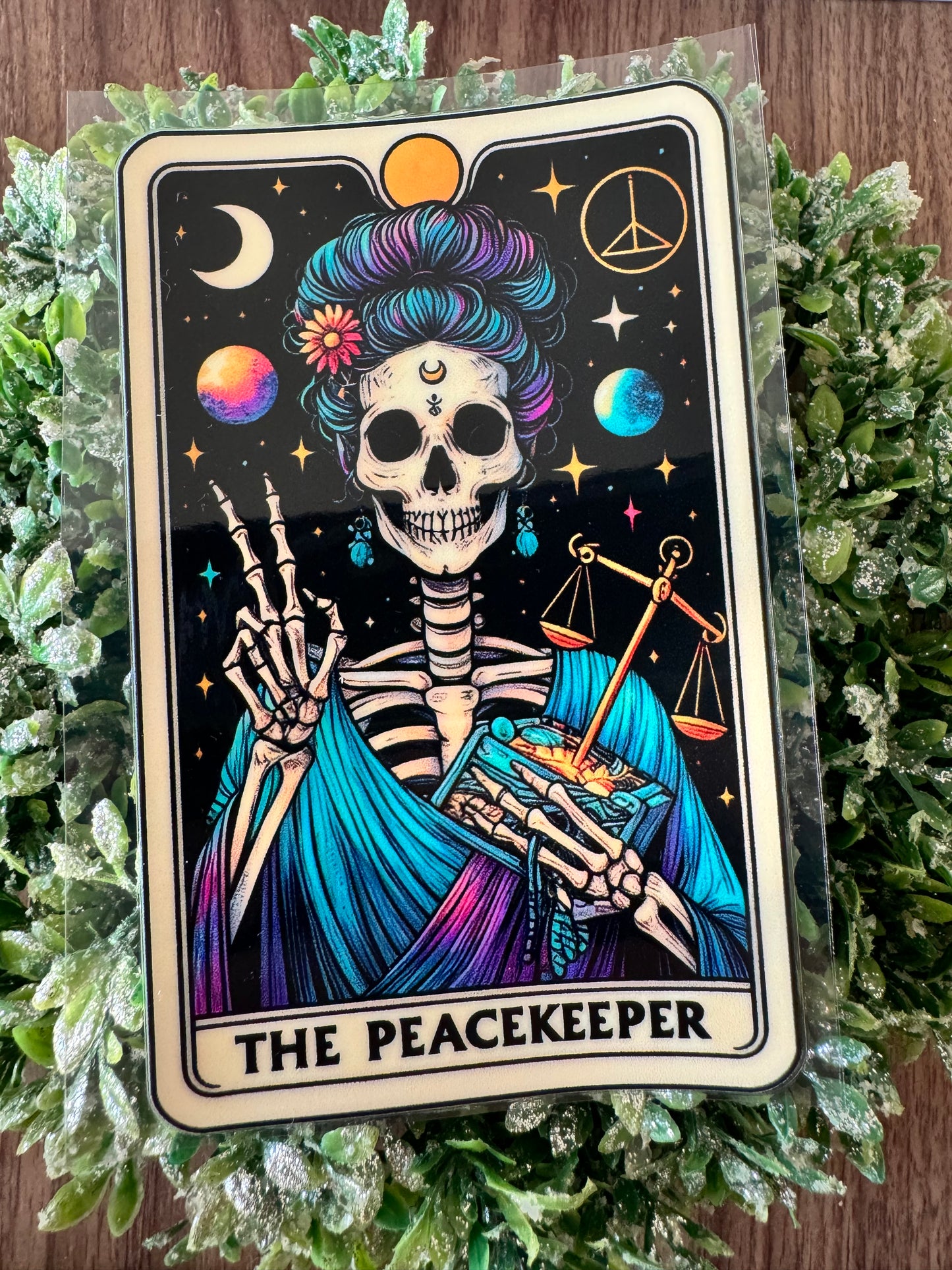 The Peacekeeper Tarot Decal