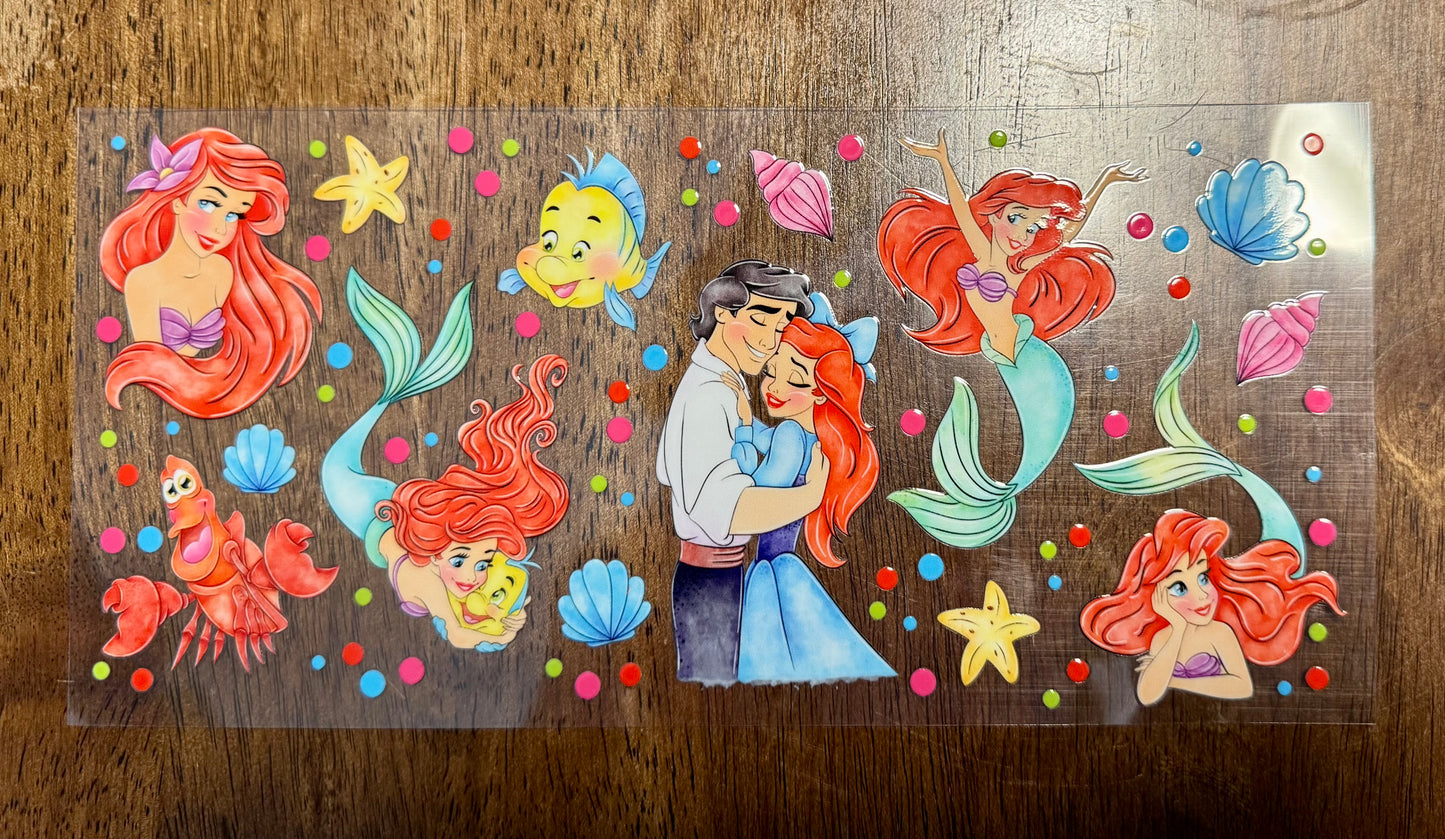 Happy Mermaid Princess Cup Wrap