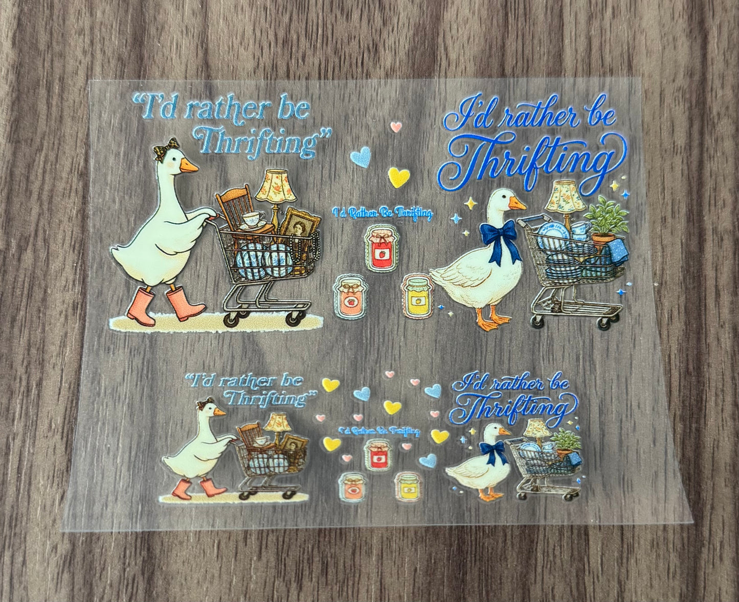 Thrifting Geese Mini Wrap