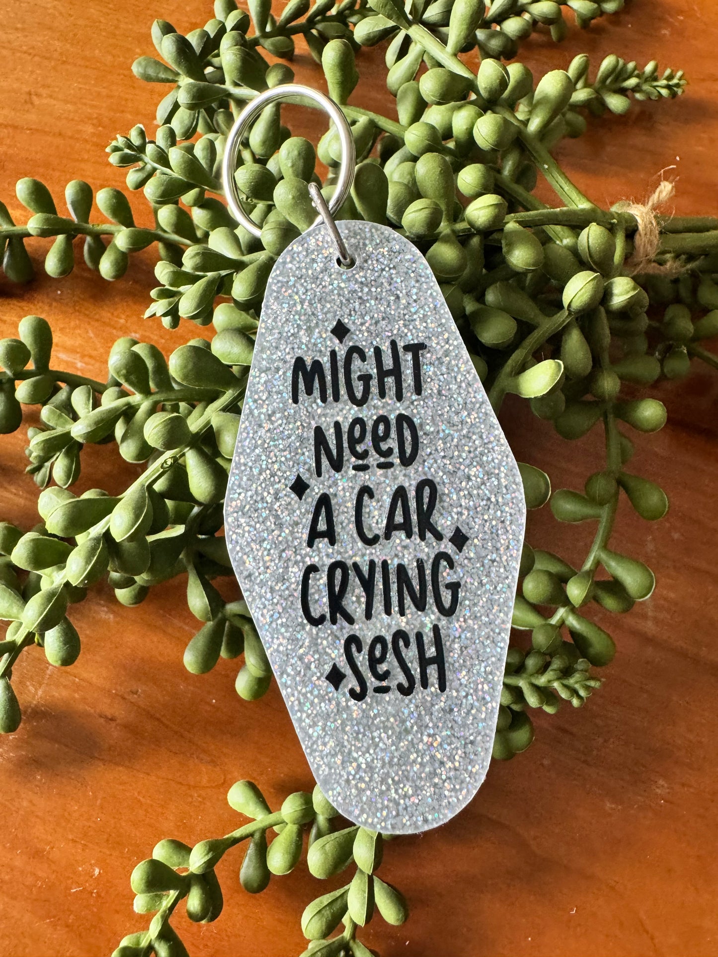 Car Cry Sesh Keychain