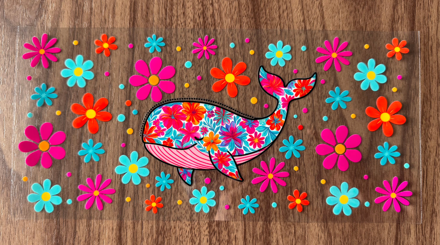 Flowery Whale Cup Wrap