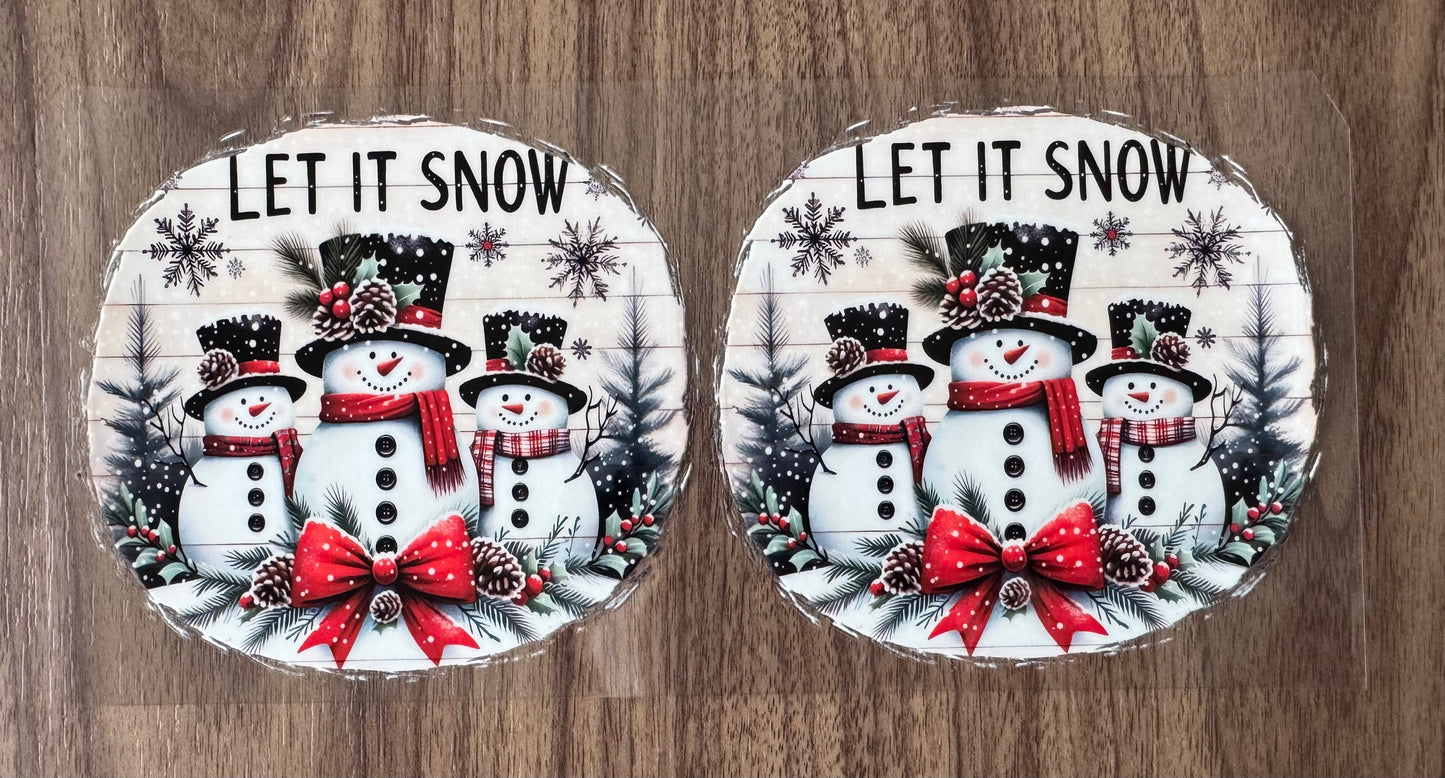 Let It Snow, Snowmen Decal Sheet
