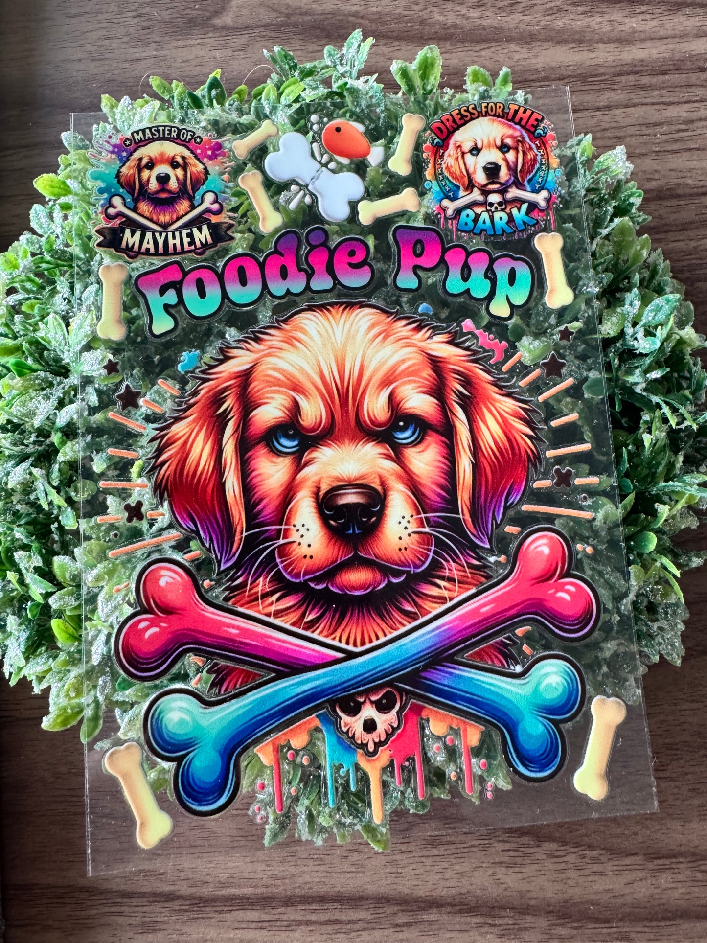 Foodie Pup Notebook Wrap (Small)