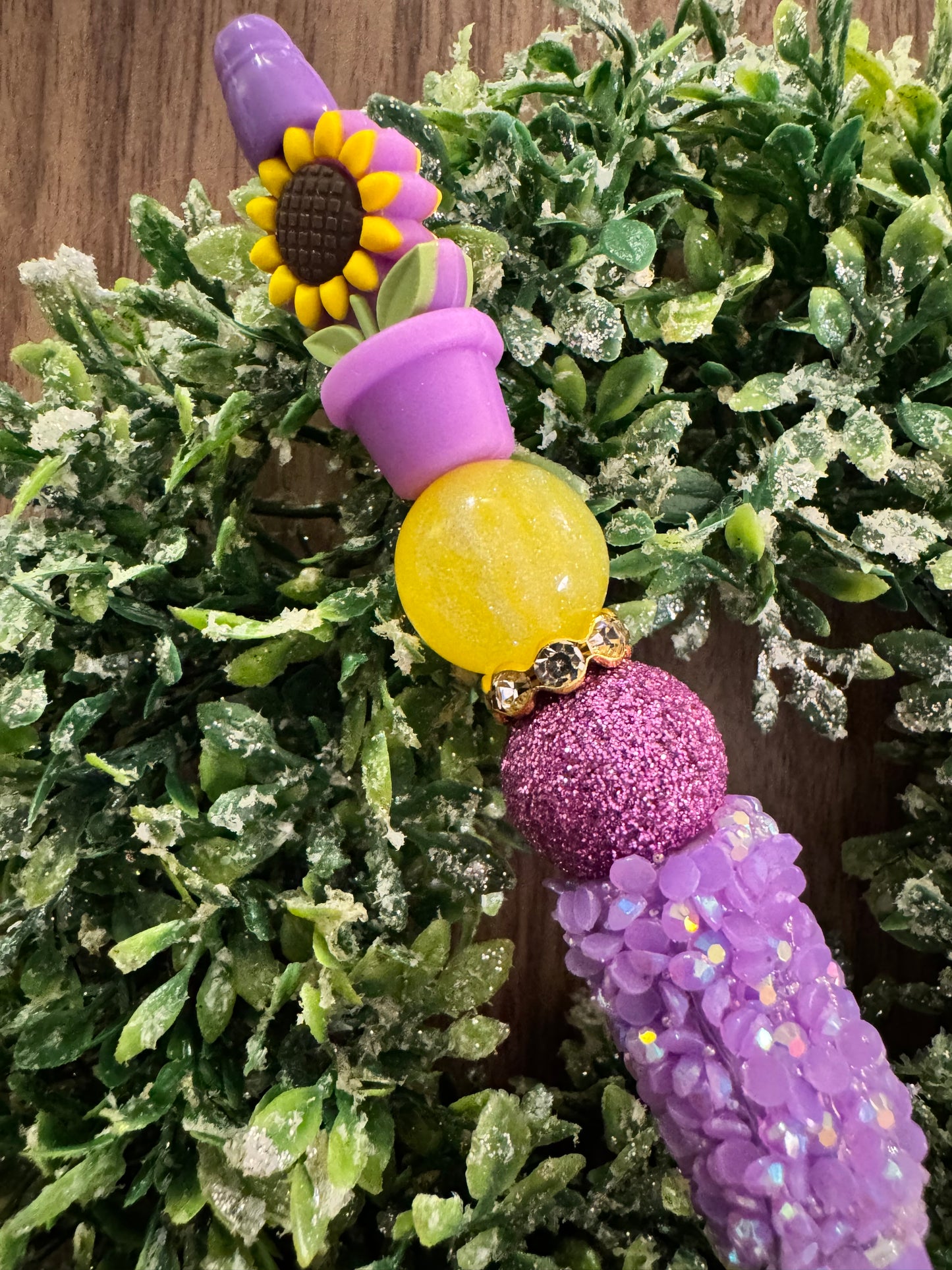 Purple Sunflower Pen