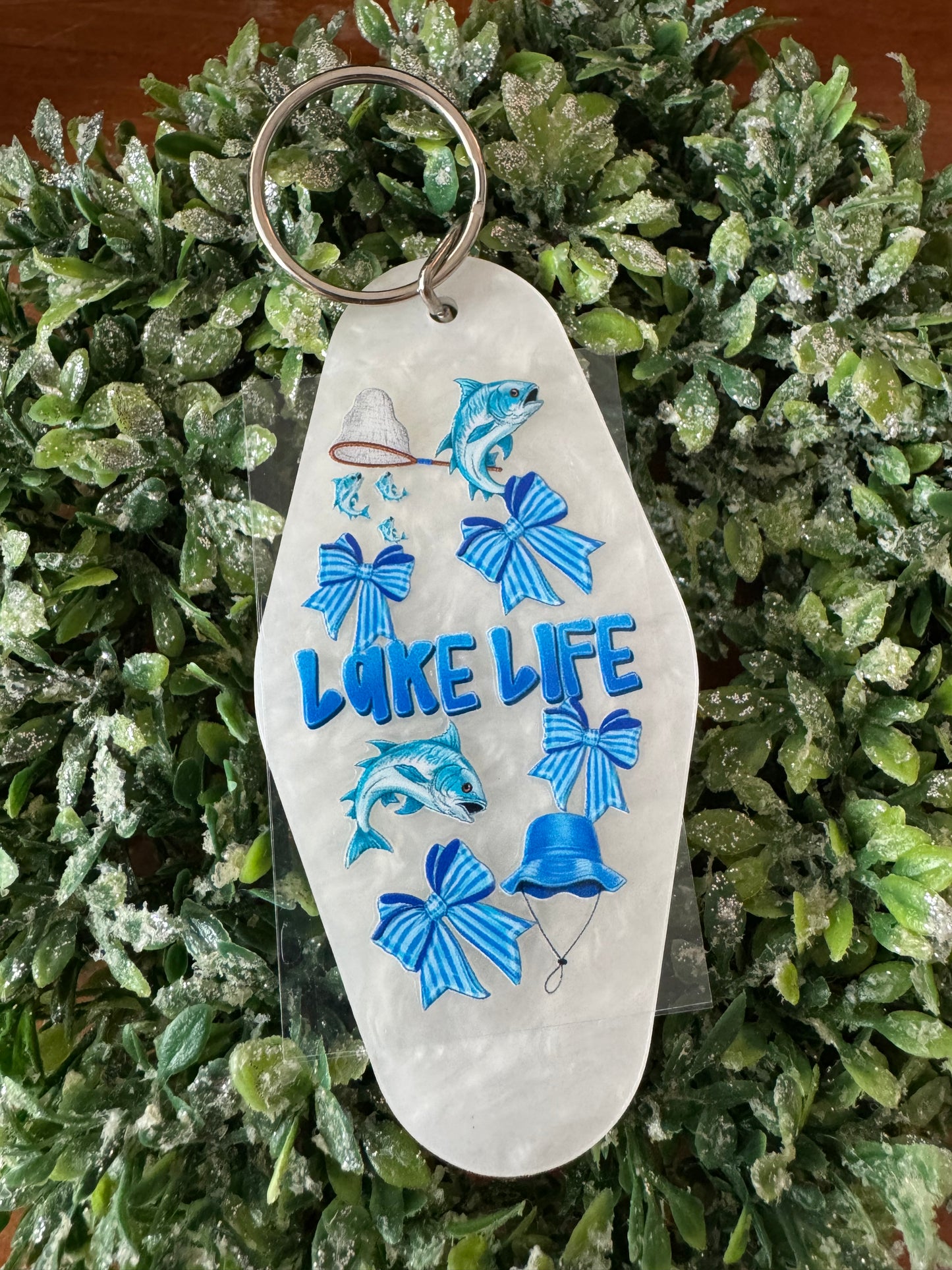 Lake Life Bows Keychain Decal